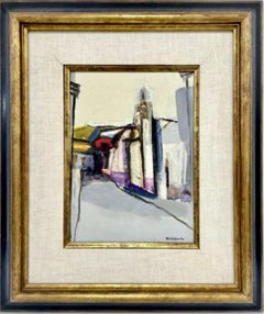 Abstraktes Ölgemälde Expressionistische Straßenszene Robert Moskowitz New York