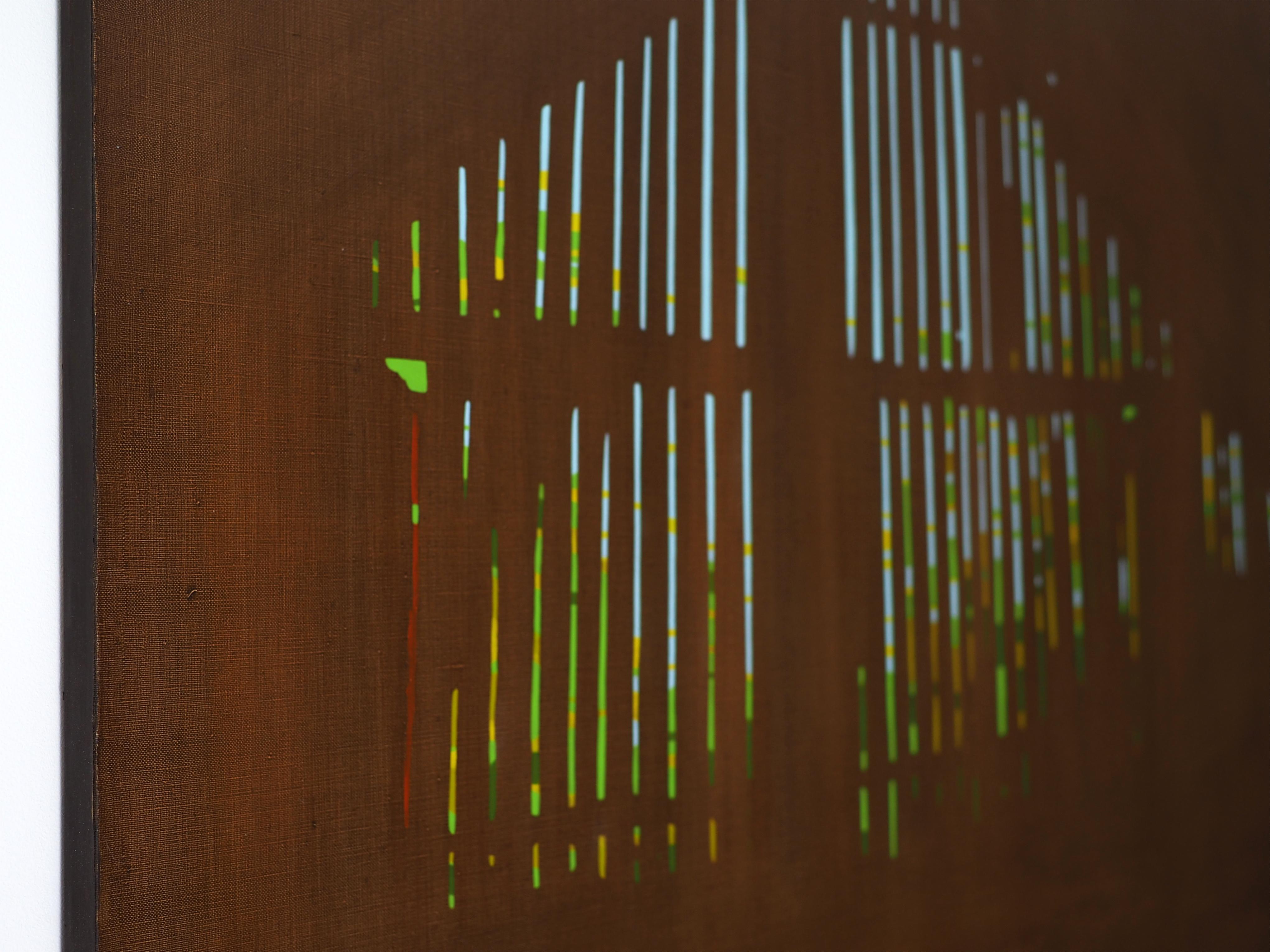 Barn 28 Augustr 16:56 - Contemporary Expressive Landscape Painting For Sale 2