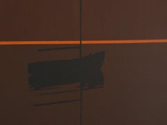 BOAT 02 September 20:24 - Modern Landscape Oil Painting, Nature Lake, Minimalism