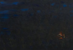 Campfire 18. September 22:24 - Waldlandschaft Nacht  Malerei, Natur
