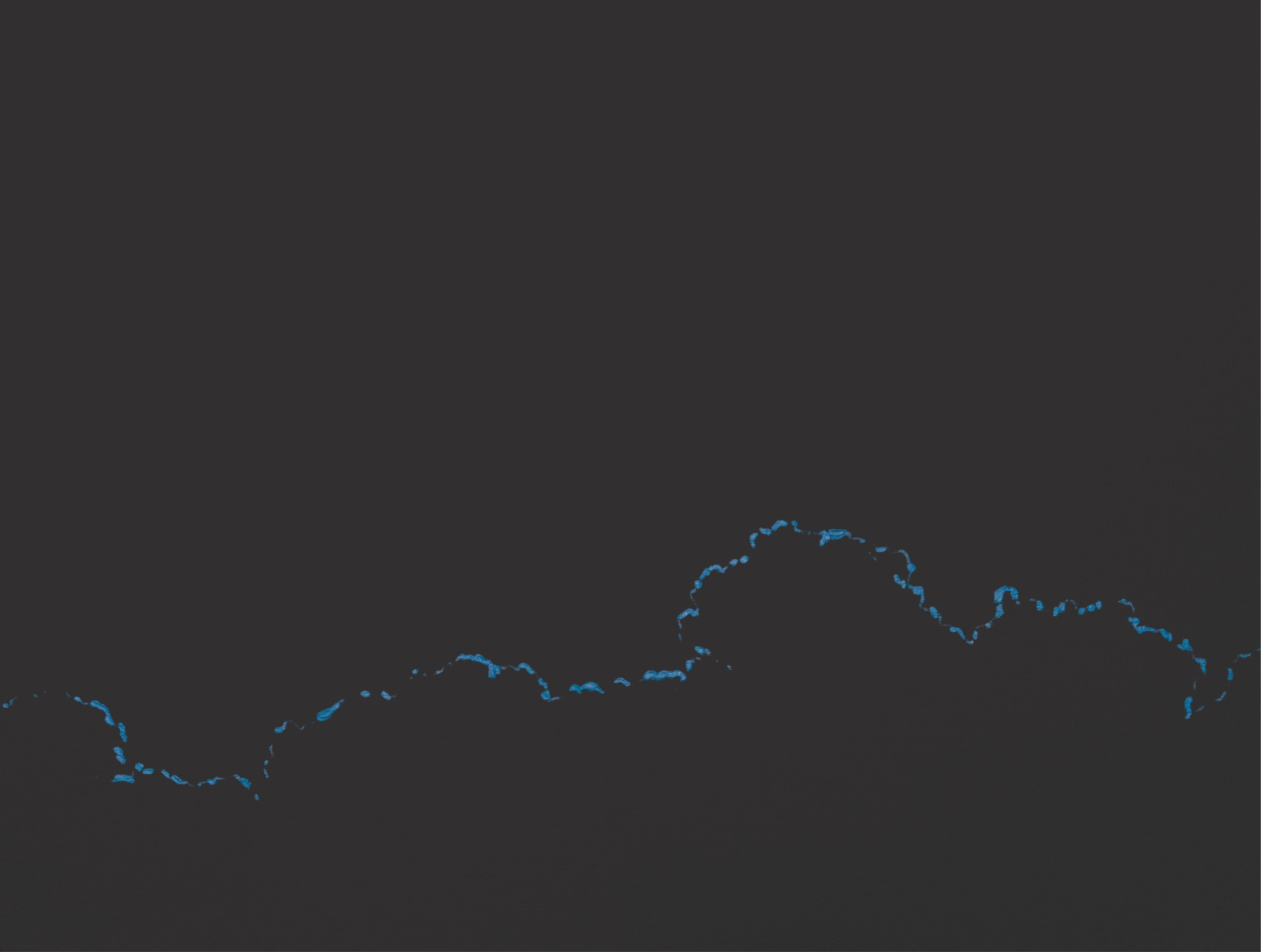 Nuages 15 mai 16:45  -  Peinture de paysage moderne minimaliste, vue sur le ciel