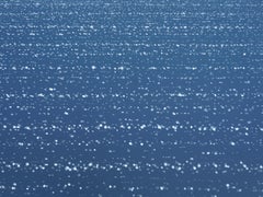 Leuchte 09 März 14:51 – Zeitgenössisches Meereslandschaftsgemälde, minimalistisch, Meer, Wasser 