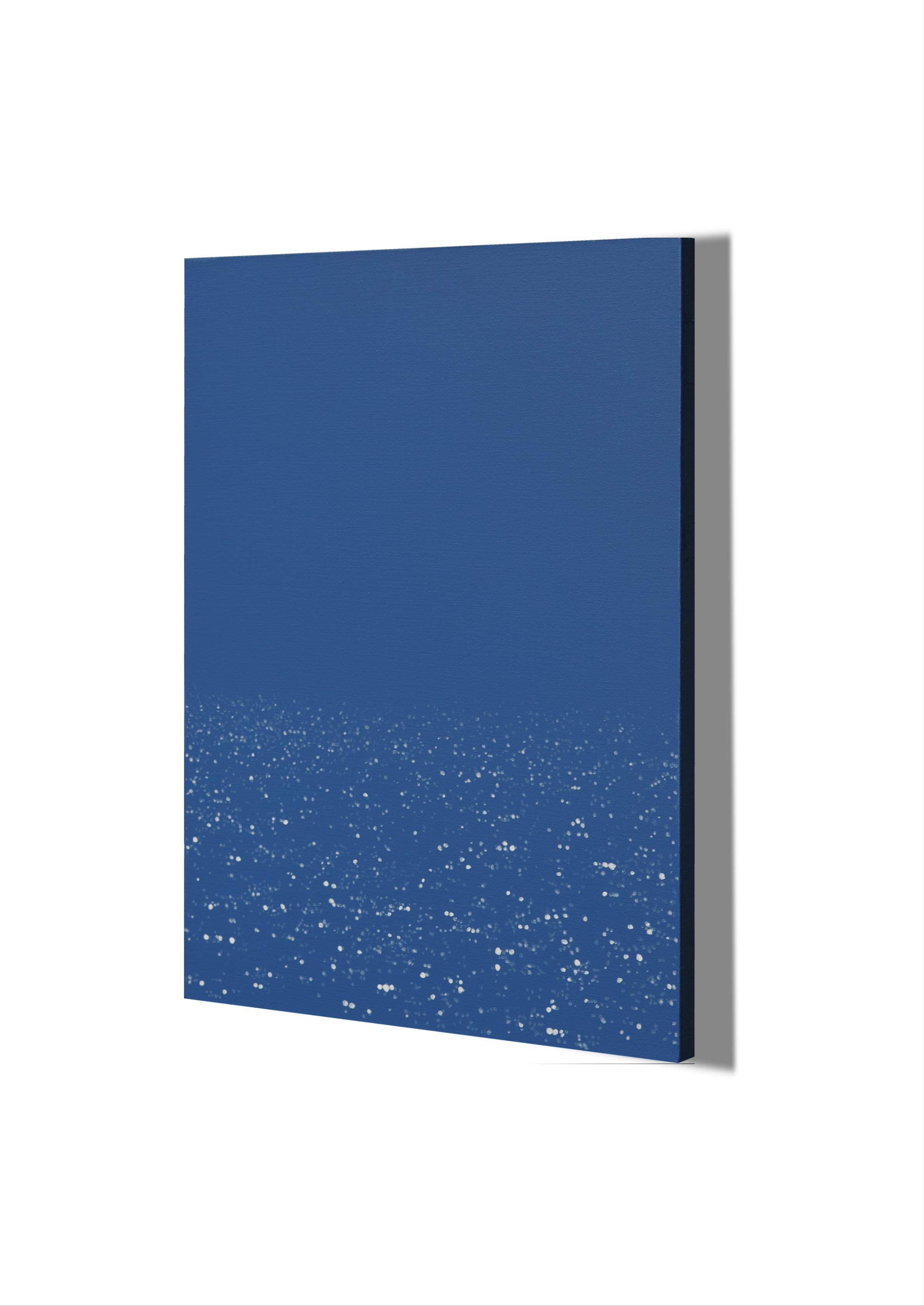 Light 17 July 14:12 -  Modern Minimalistic, Lake, Water View Painting en vente 1