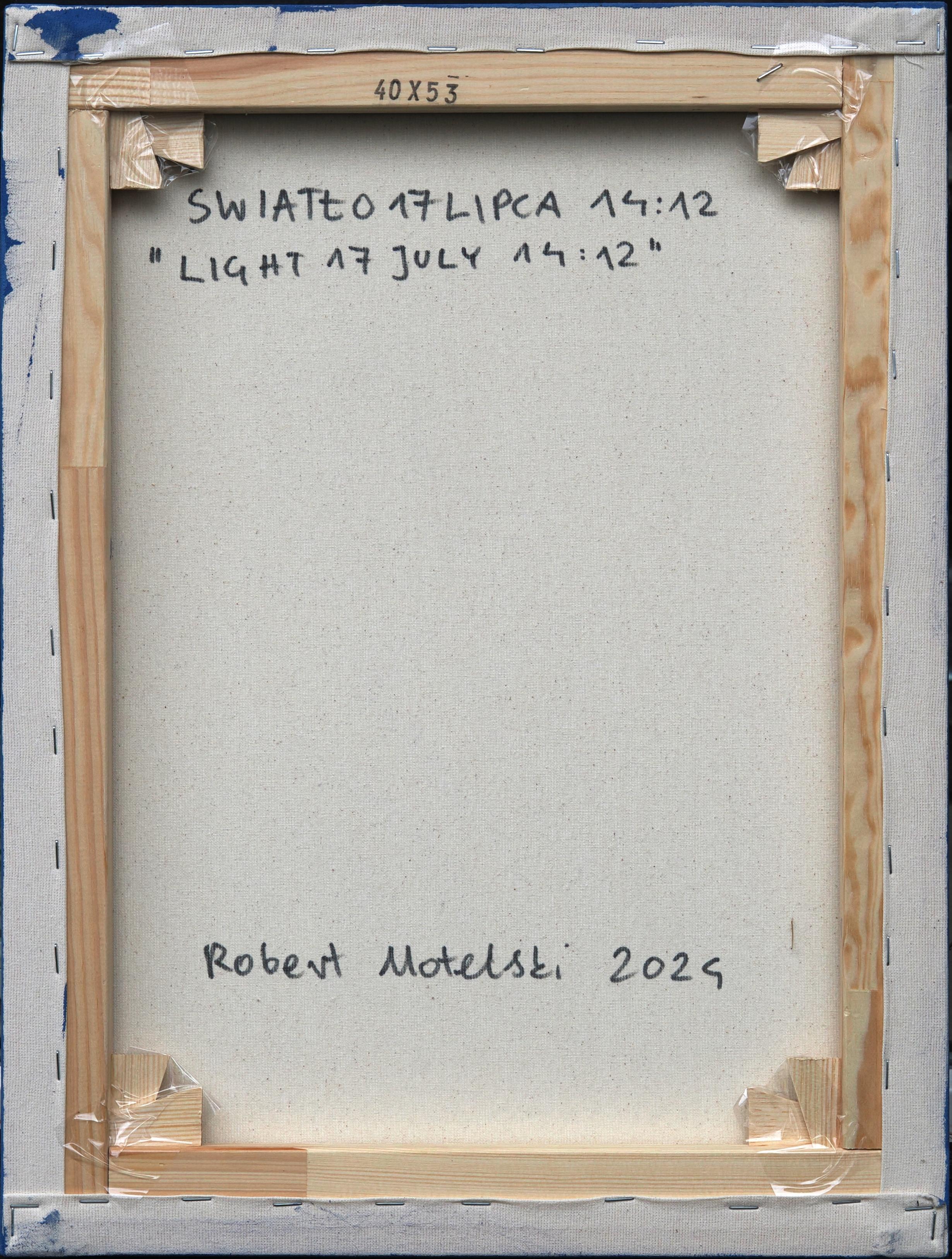 Light 17 July 14:12 -  Modern Minimalistic, Lake, Water View Painting en vente 4