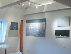 Luz 18 Julio 10:54, Pintura Paisaje Moderno, Luz del Mar, Reflejo del Agua