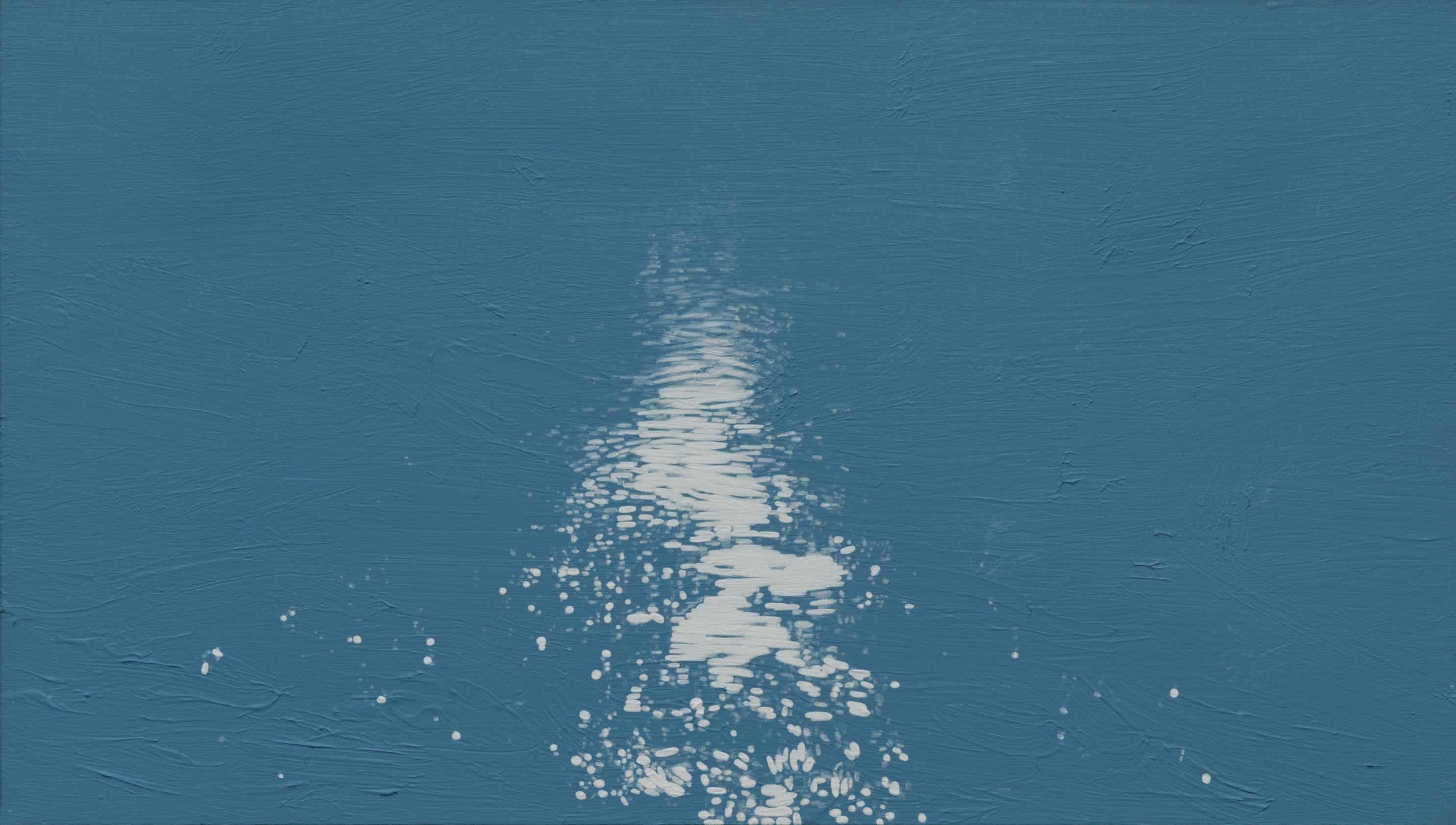 Light 18 September - Modern Minimalistic Landscape Painting, Sea View