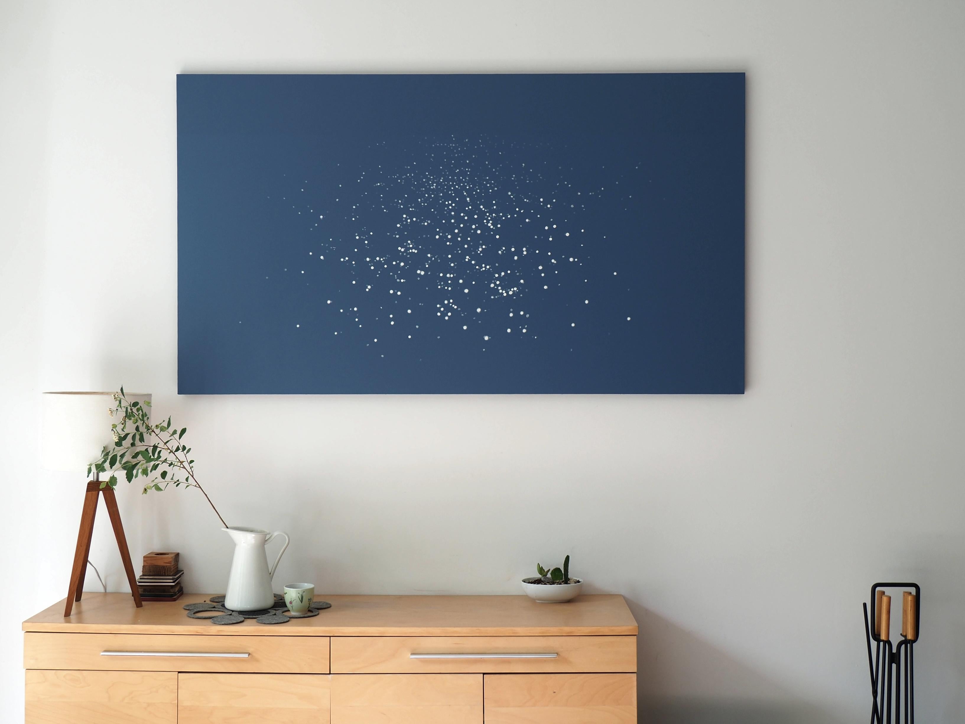 Light 21 octubre 11:02  -   Pintura minimalista moderna de paisaje, vista al mar en venta 1