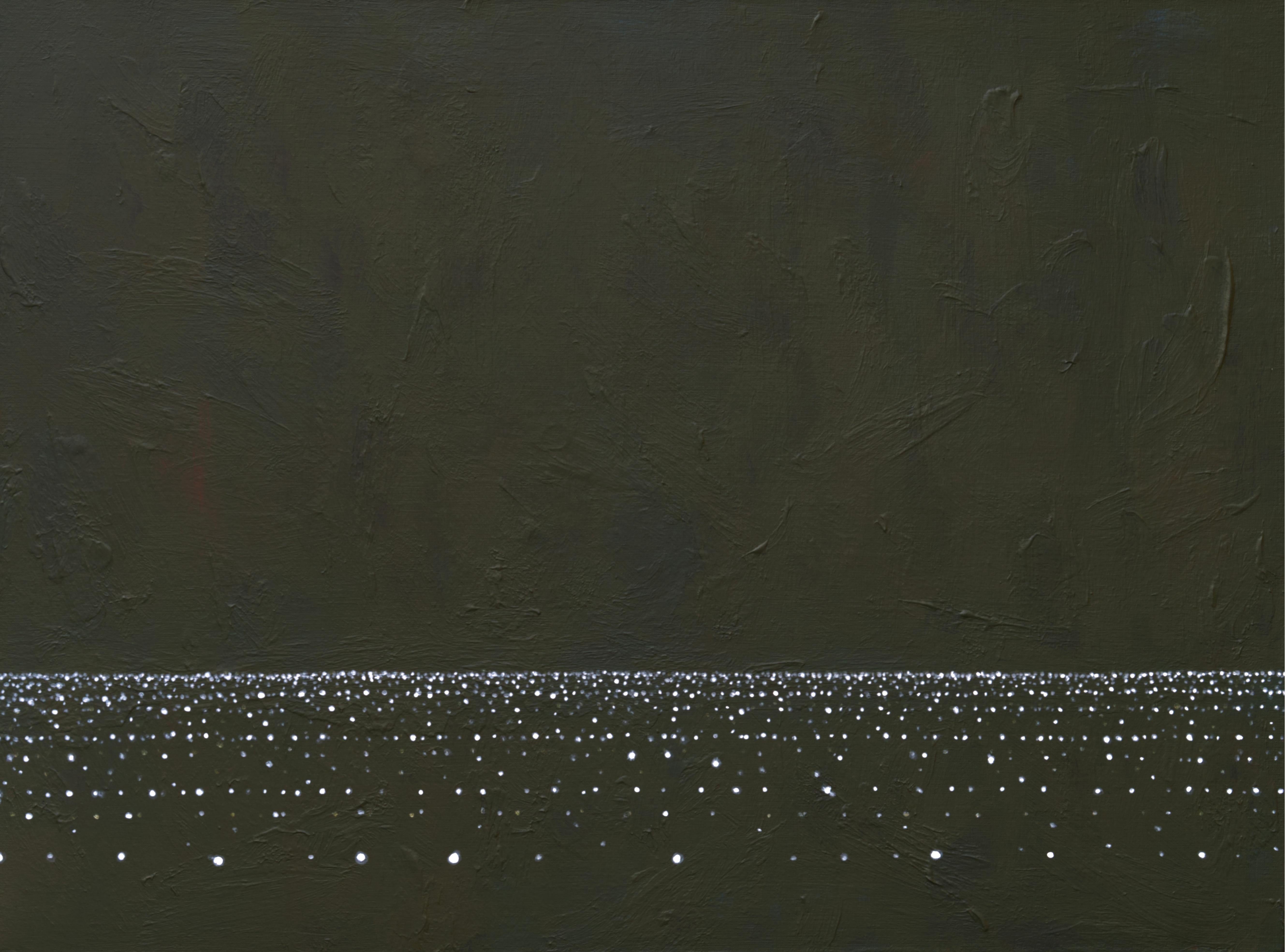 Robert Motelski Landscape Painting - Light 21 September 16:21 -  Contemporary Seascape Painting, Minimalistic, Water 