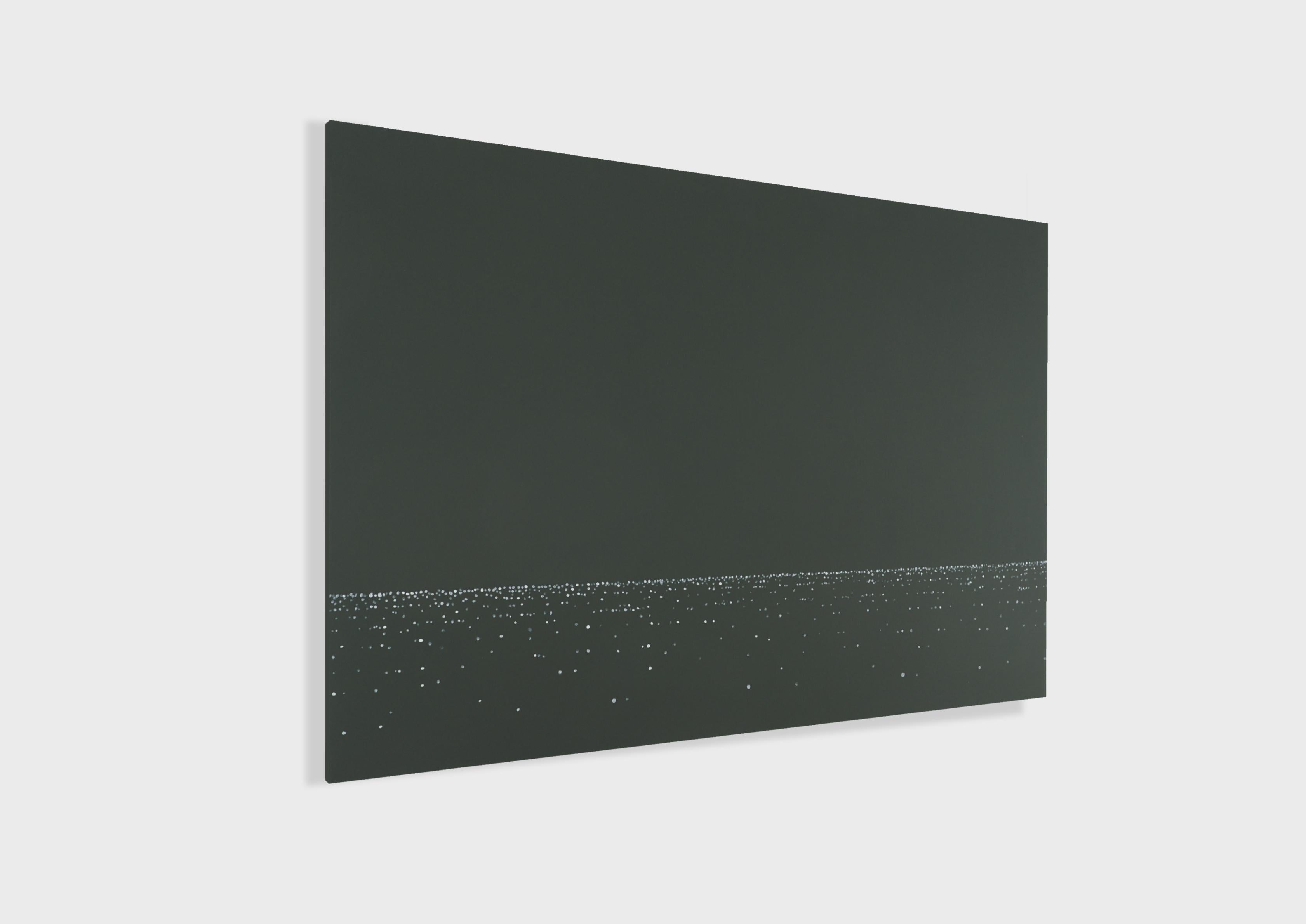 AND Light 28 septembre 15:23 -   Peinture de paysage minimaliste moderne et minimaliste, vue sur la mer - Contemporain Painting par Robert Motelski