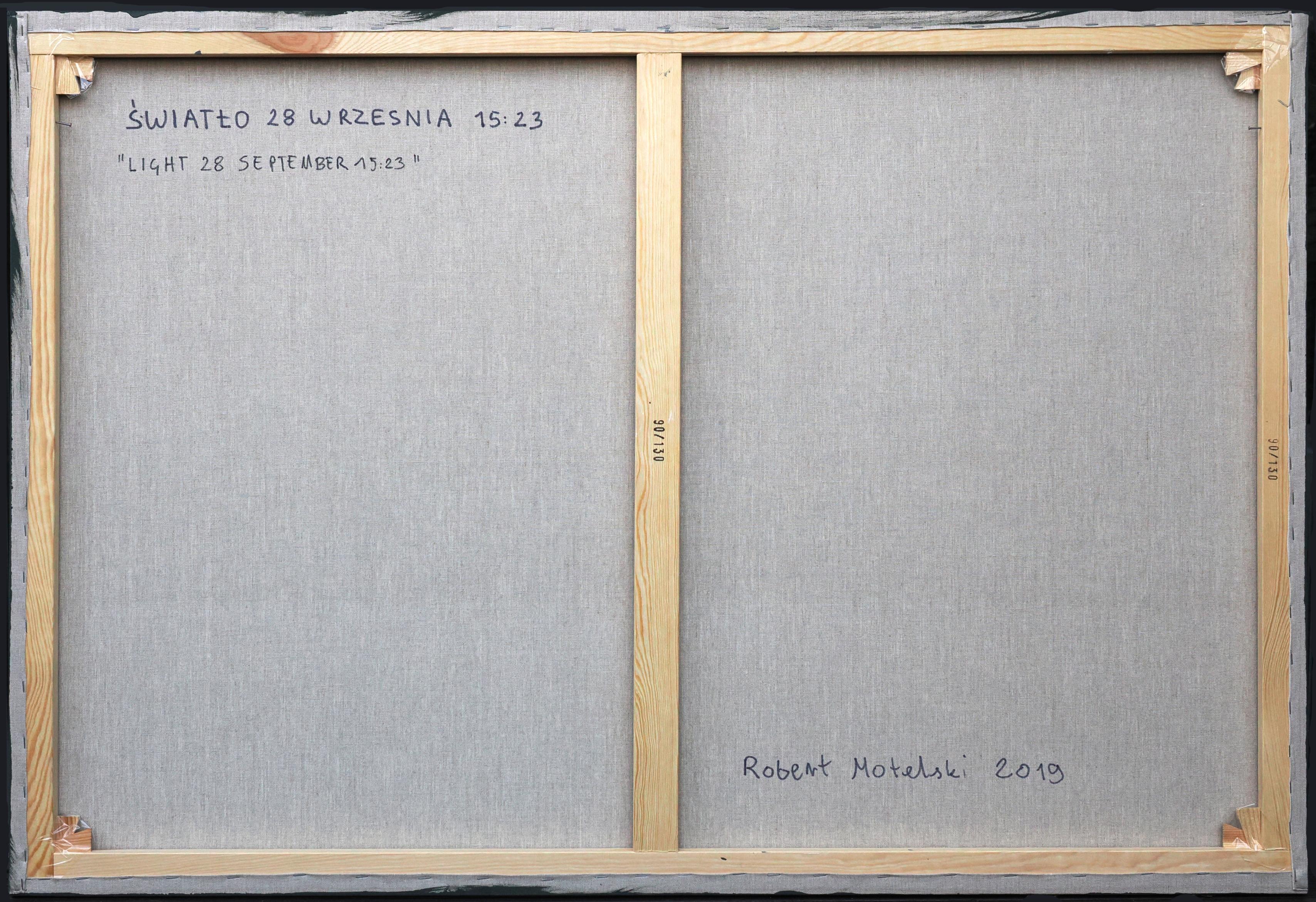 AND Light 28 septembre 15:23 -   Peinture de paysage minimaliste moderne et minimaliste, vue sur la mer en vente 1