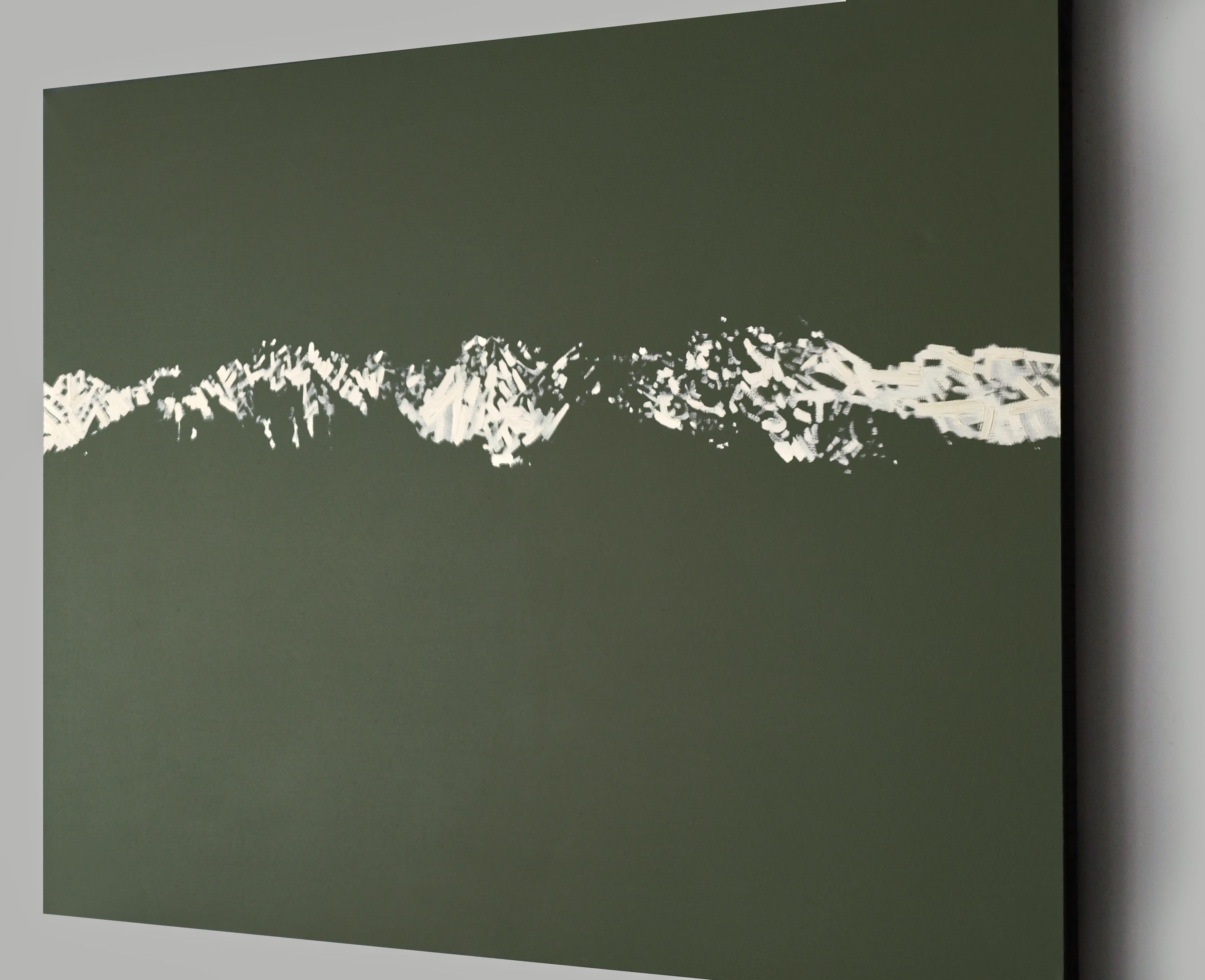 Mountains 12 April 09:54 -  Modern Nature Landscape Oil Painting For Sale 1