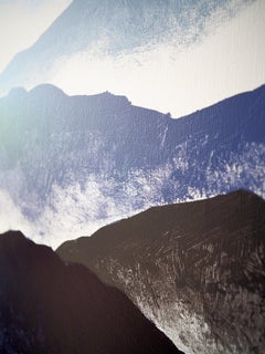 Montagne 12 luglio 09:55 - Pittura moderna di paesaggio gioioso