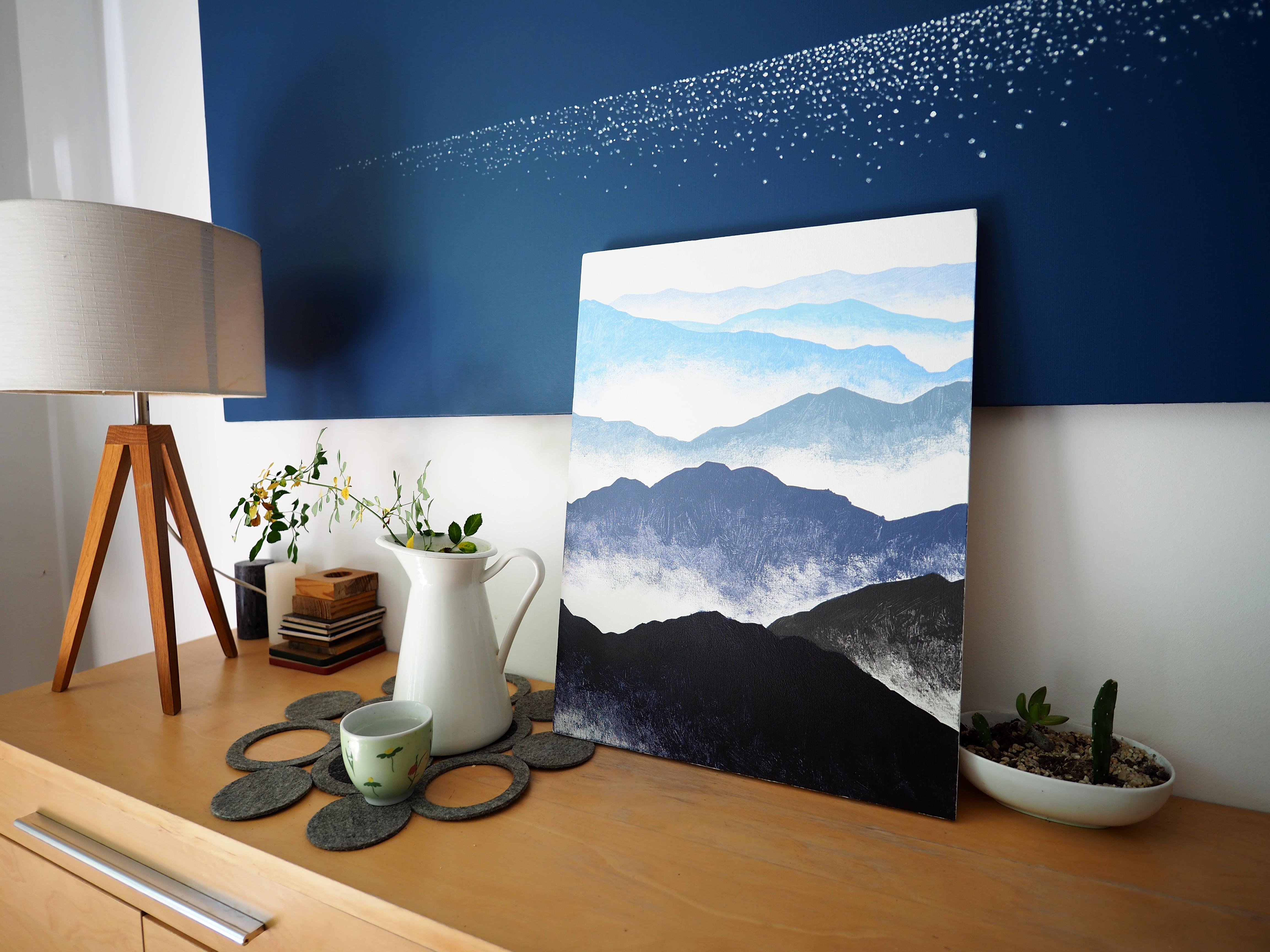 Montañas 12 Julio 09:55 - Pintura moderna de paisajes alegres en venta 2