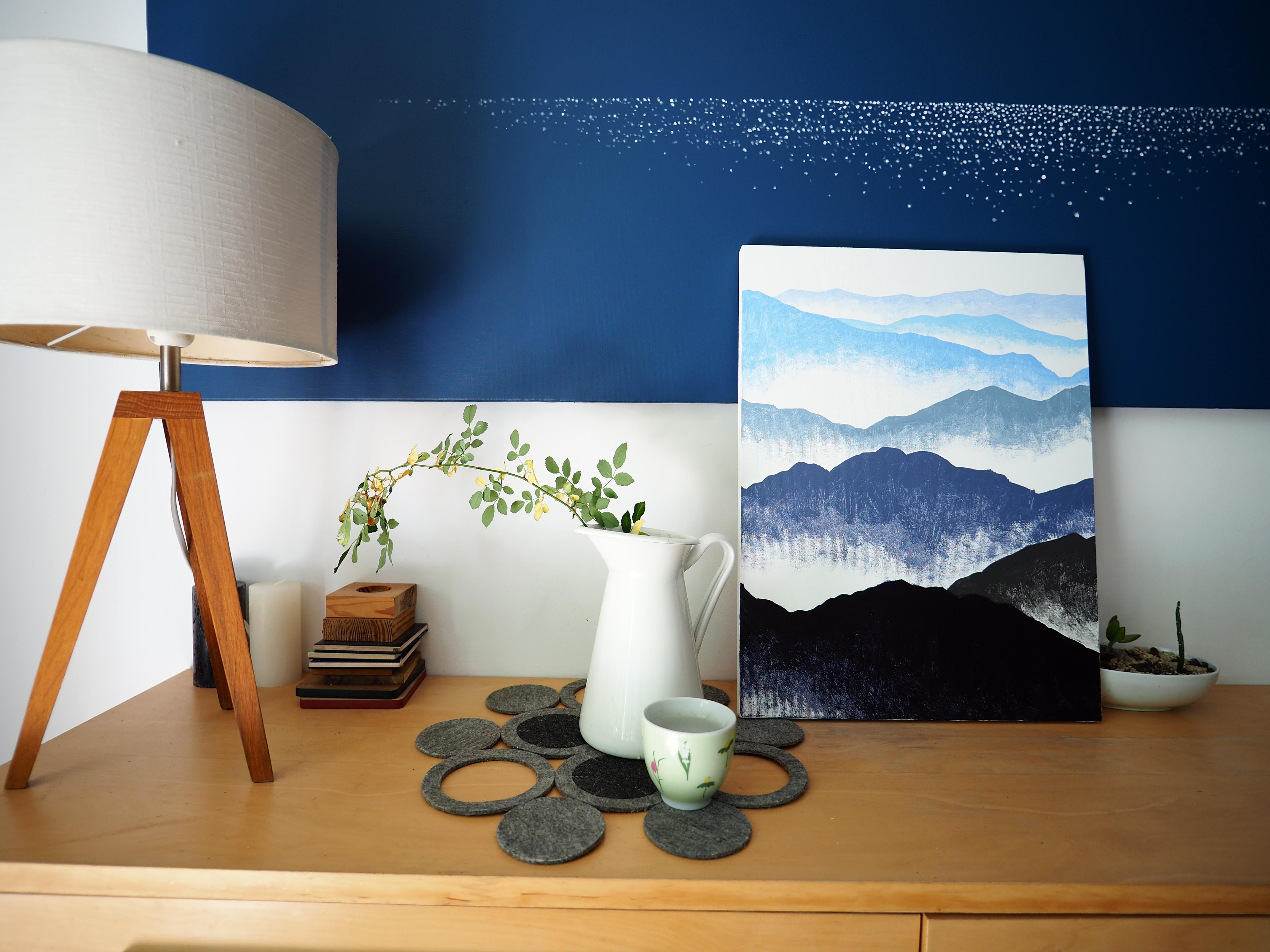 Montañas 12 Julio 09:55 - Pintura moderna de paisajes alegres en venta 3
