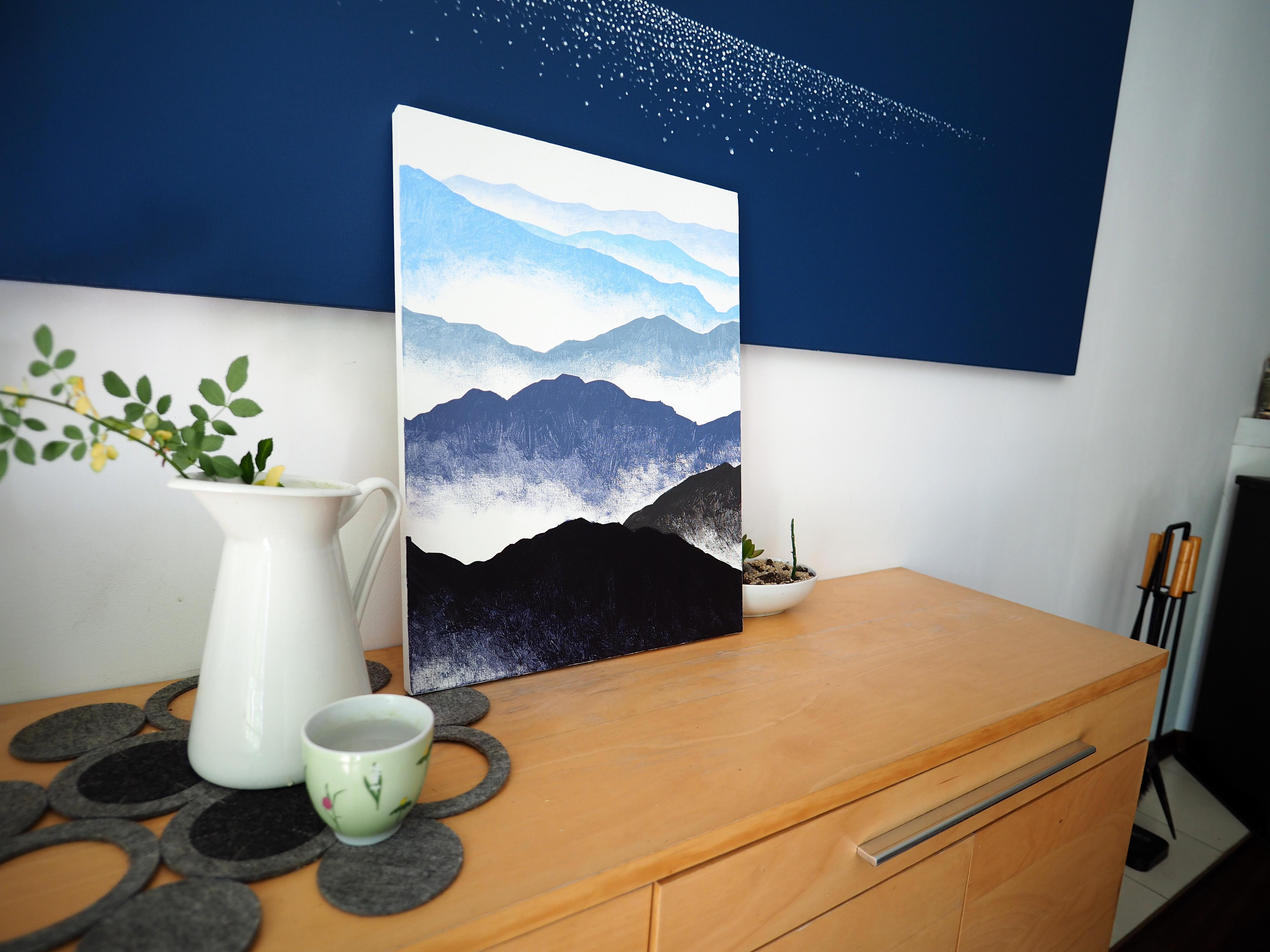 Montañas 12 Julio 09:55 - Pintura moderna de paisajes alegres en venta 4