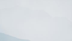 Montagne 15. 10:12 marzo, Pittura moderna di paesaggio, Montagne nella nebbia