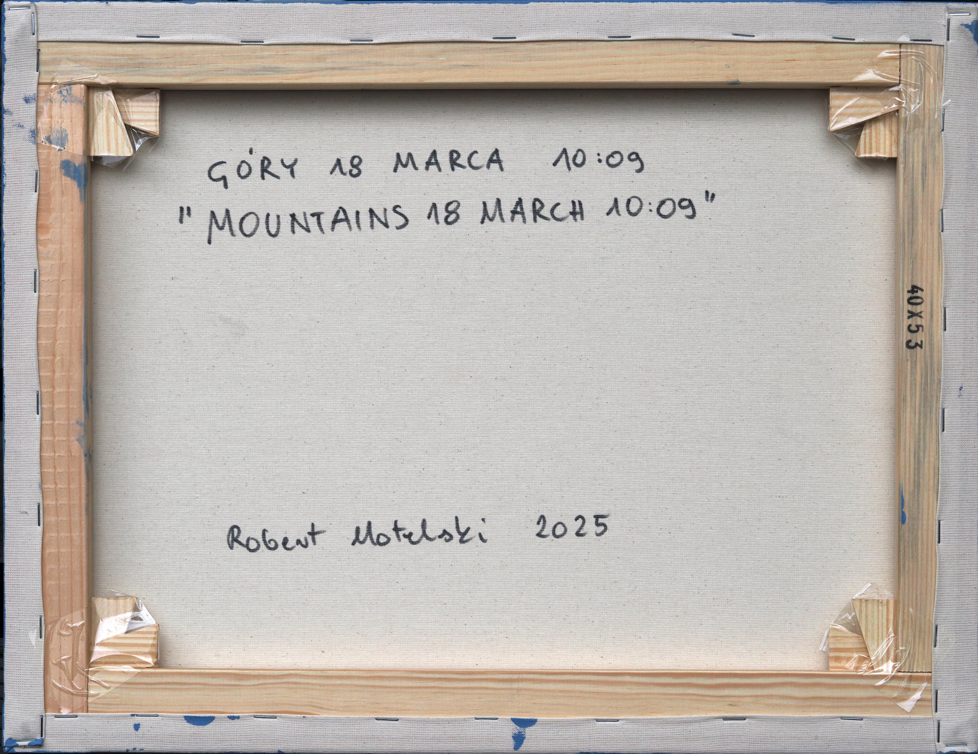 Berge 18. März 10:09 - Moderne Landschaftsmalerei im Angebot 2