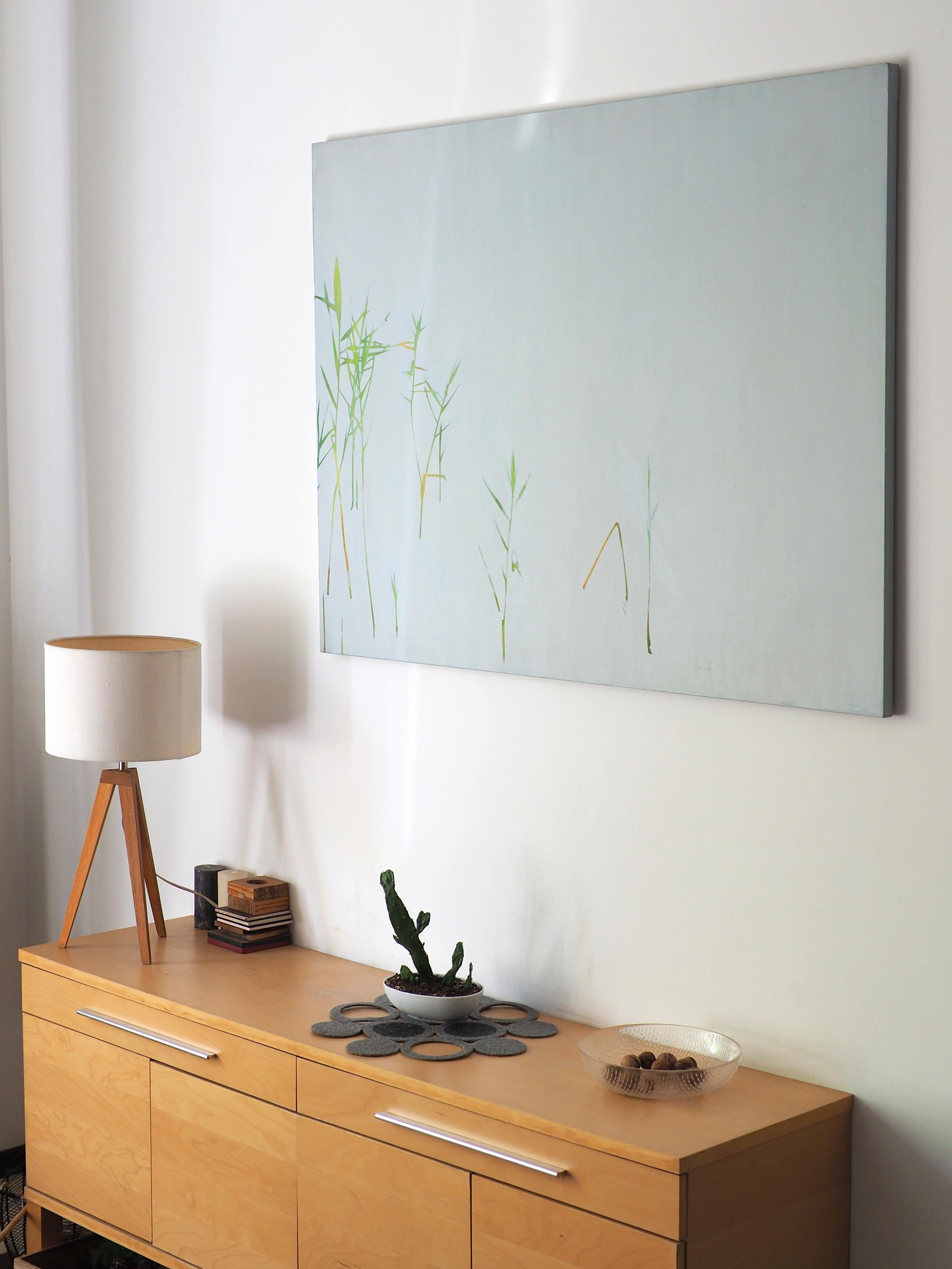 The painting is signed on the back

Robert Motelski's paintings are exceptional visions of nature, visions of space which surrounds us. They tell about being, fate and passing. They depend on the season of year, the time of day, the temperature of