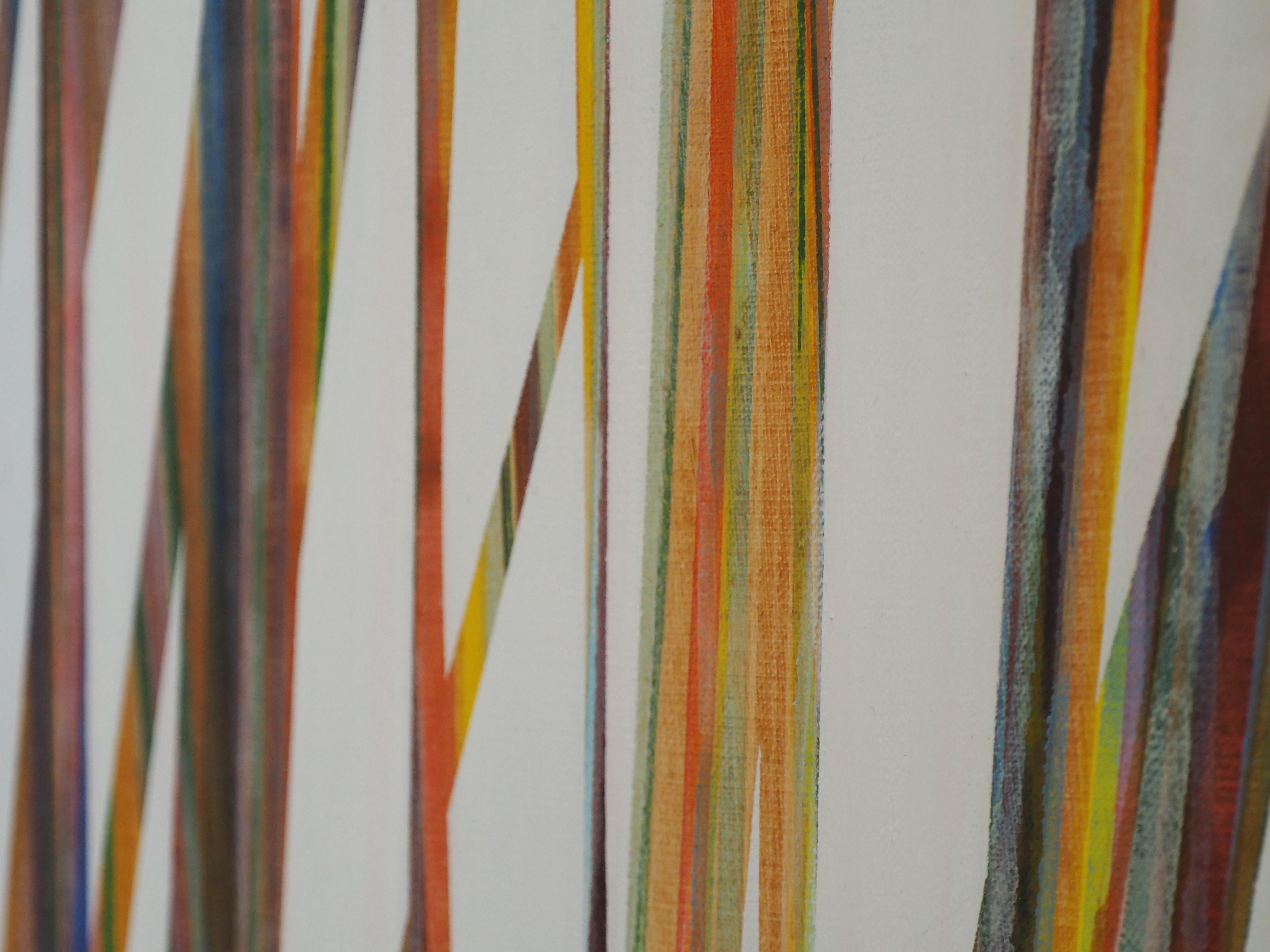 Reeds 7 mars 09:13 - Peinture à l'huile moderne de la nature, abstrait, minimaliste en vente 1