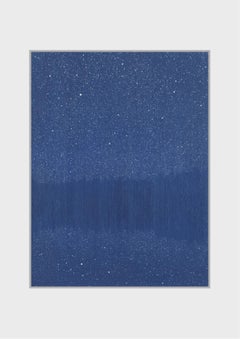 Stars 3 October 22:53 - Modern Night Sky Landscape Painting, Minimalistic Art