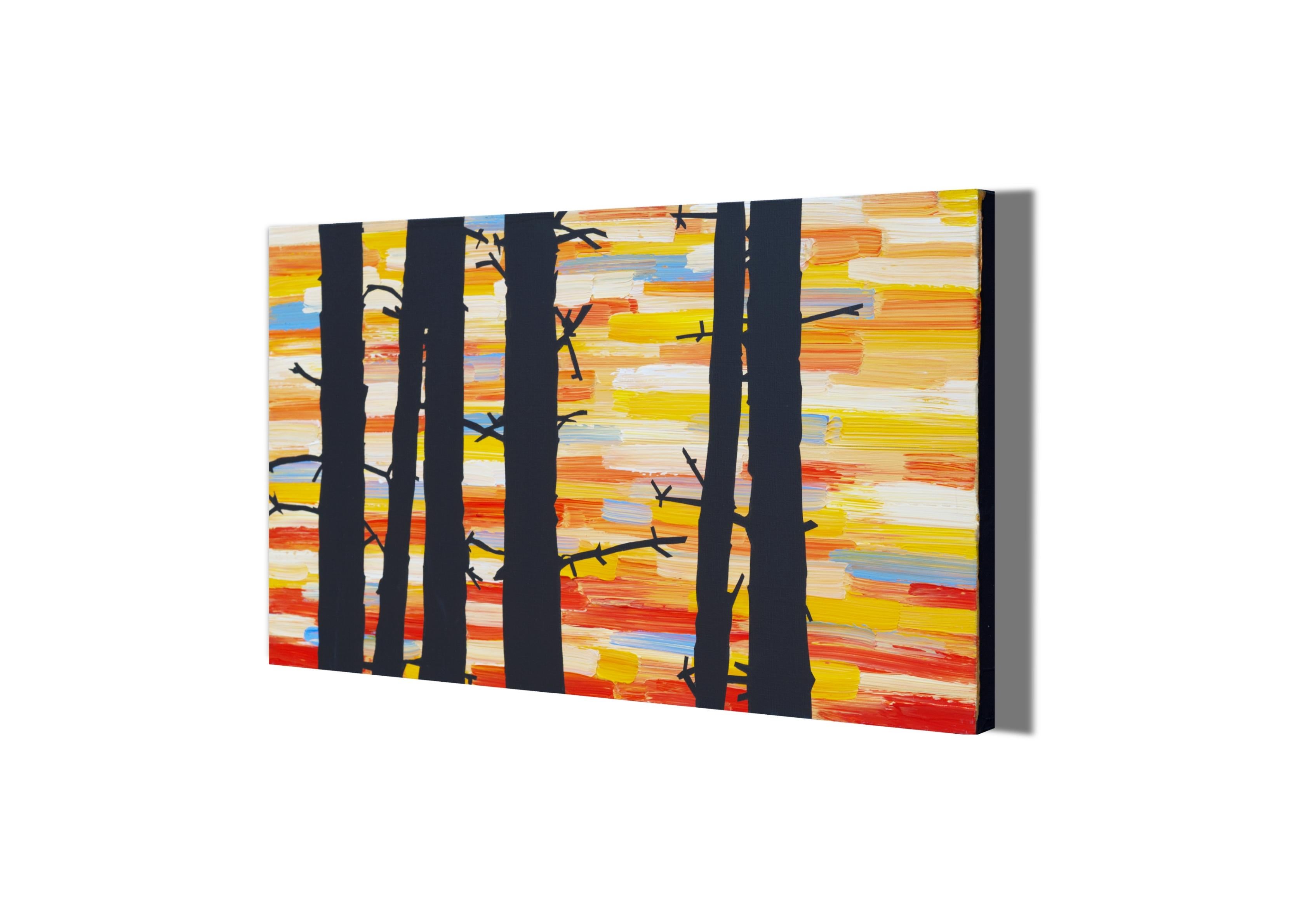 Robert Motelskis Gemälde sind außergewöhnliche Visionen der Natur, Visionen des Raums, der uns umgibt. Sie erzählen vom Sein, vom Schicksal und vom Vergehen. Sie hängen von der Jahreszeit, der Tageszeit, der Temperatur der Luft und der