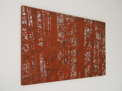 Trees 21 October 09:49 - Modern Nature Painting, Landscape, Forest, Contemplativ