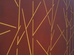 Trees 26 October 11:31,  Contemporary Minimalistic Landscape Painting, Forest