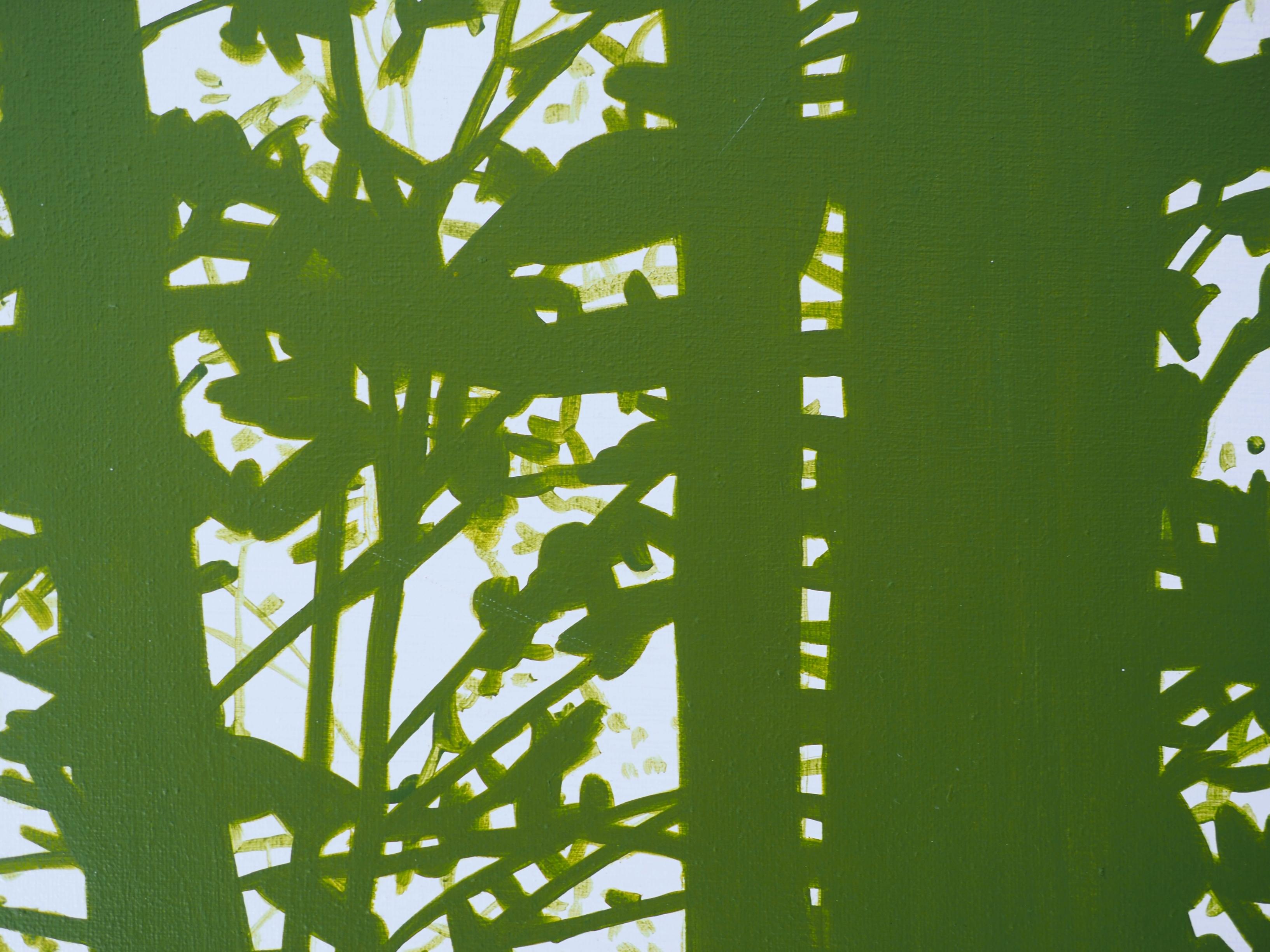 Trees 4 June 11:38 - Modern Nature Painting, Landscape, Forest, Contemplativ For Sale 2