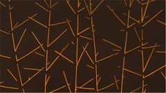 Bäume 5 November 10:52, Zeitgenössische Landschaftsmalerei, Minimalistischer Wald