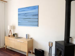 Water 29 April 19:15, Contemporary Landscape Painting, Minimalistic, Sea View