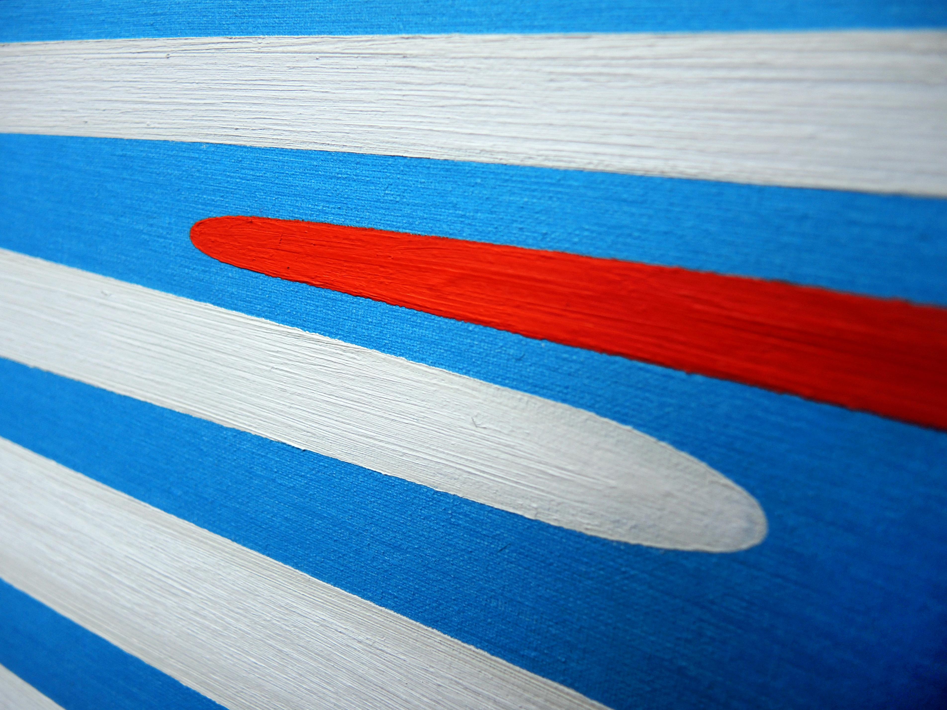 Water 9 July 11:13  -  Modern Minimalistic Landscape Oil Painting, See View For Sale 4