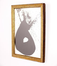 Robert Motherwell Abstract Expressionist Print in 19th Century Gilt Frame