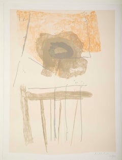 Robert Motherwell, "Chair"  Lithograph in Colors