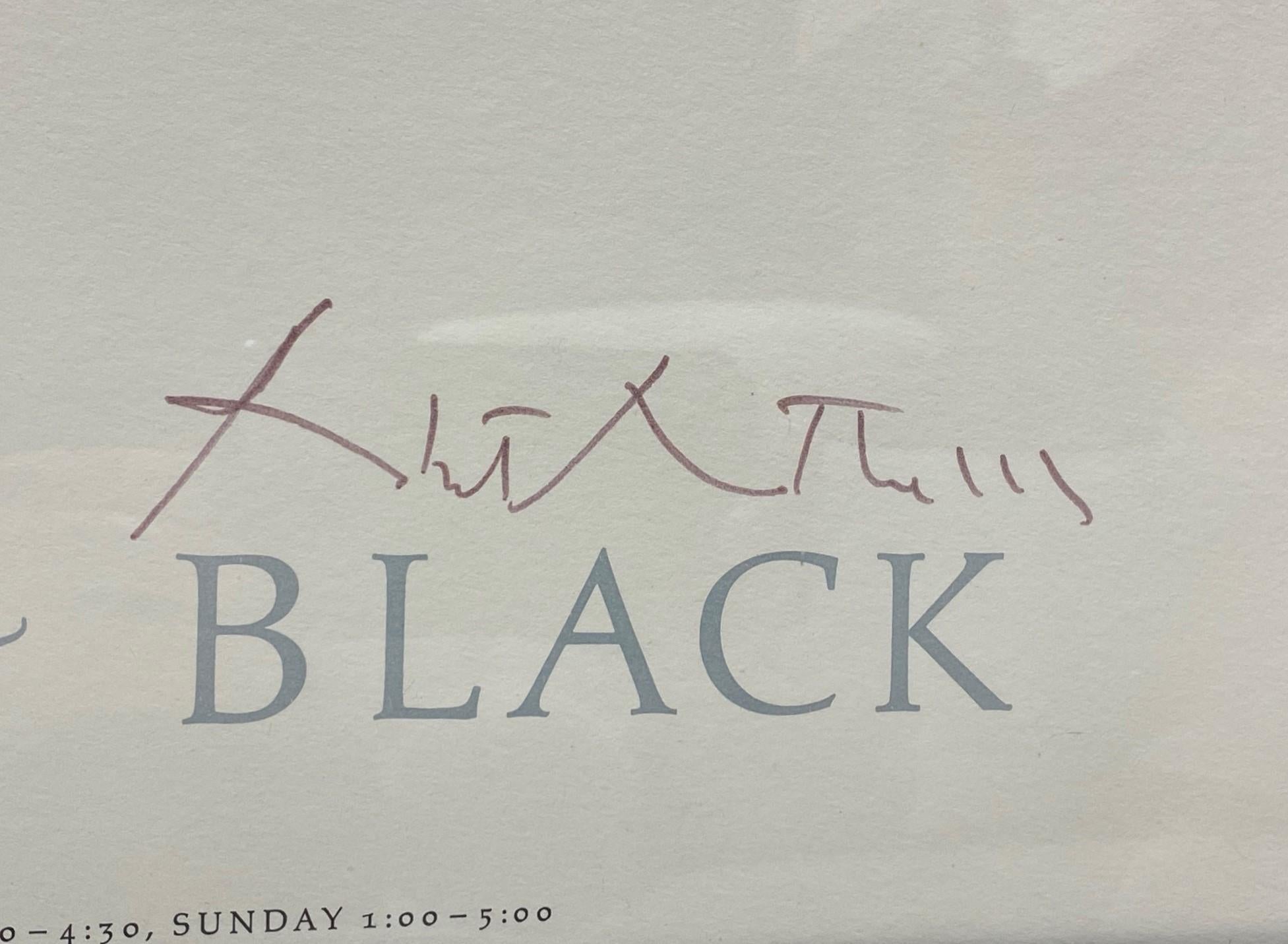 Robert Motherwell Affiche signée de l'exposition et lithographie en noir Dance I, 1979 en vente 4