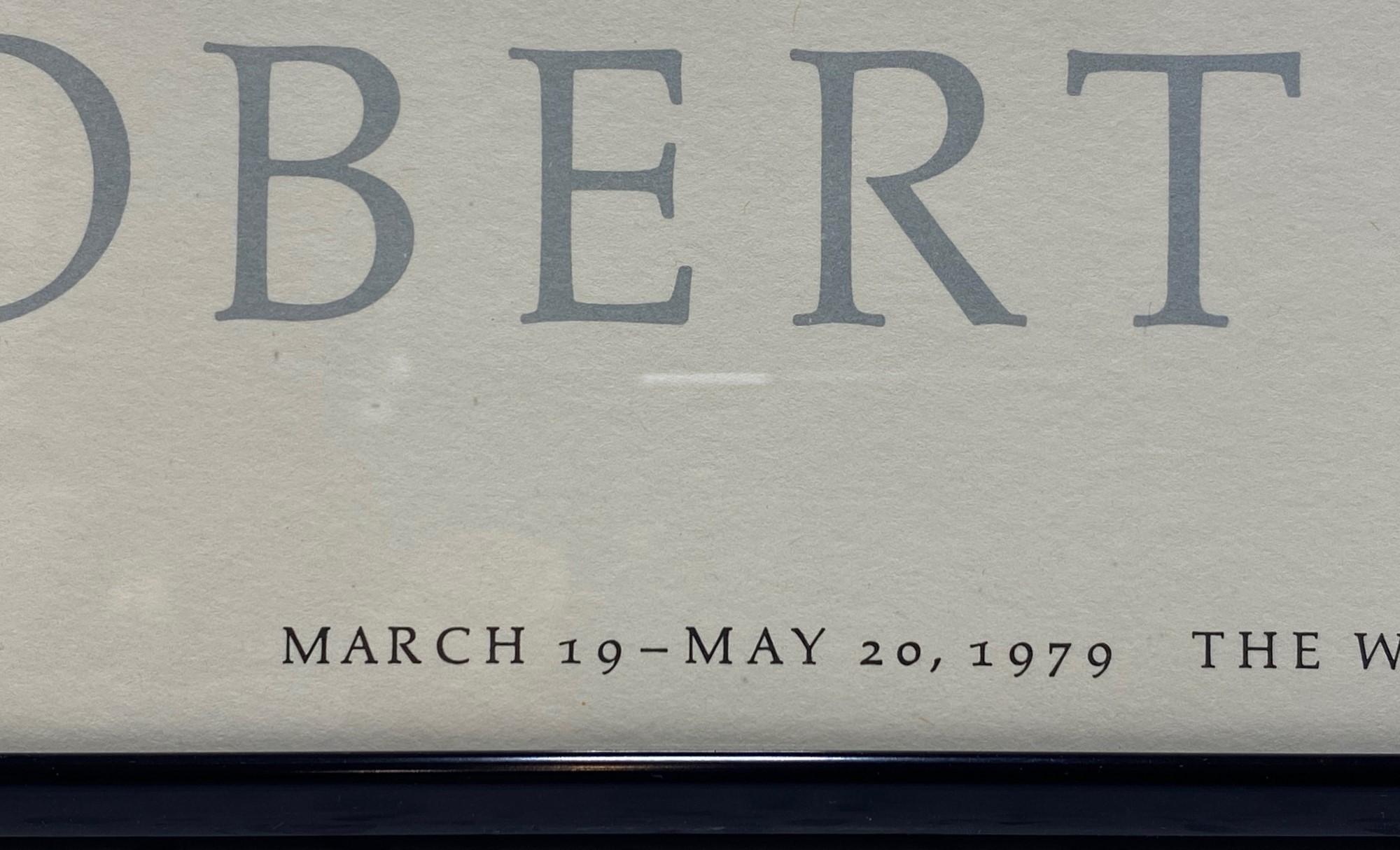 Fin du 20e siècle Robert Motherwell Affiche signée de l'exposition et lithographie en noir Dance I, 1979 en vente