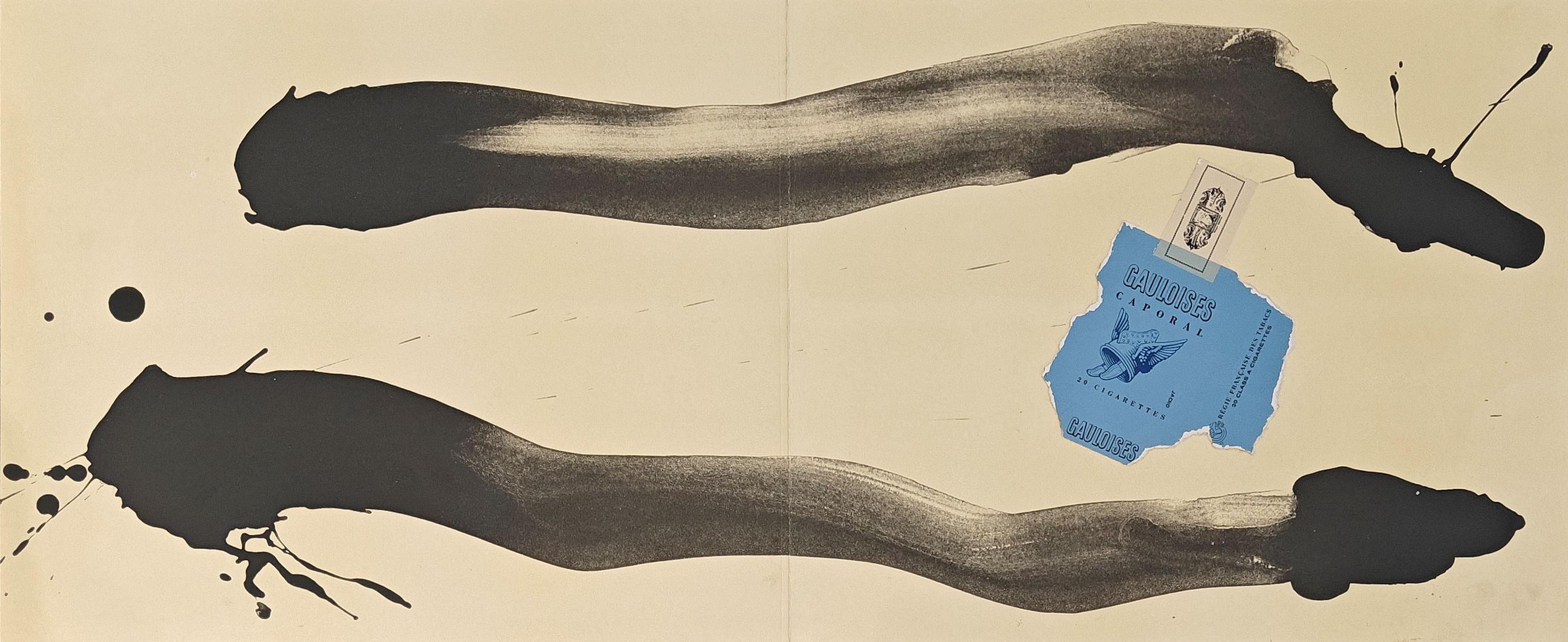 "Birthday Party / Robert Motherwell / January 24. 1975" Robert Motherwell, AbEx