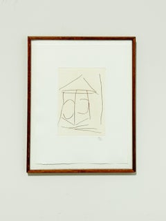Robert Motherwell 'Mulligan's Tower' Etching, 1983