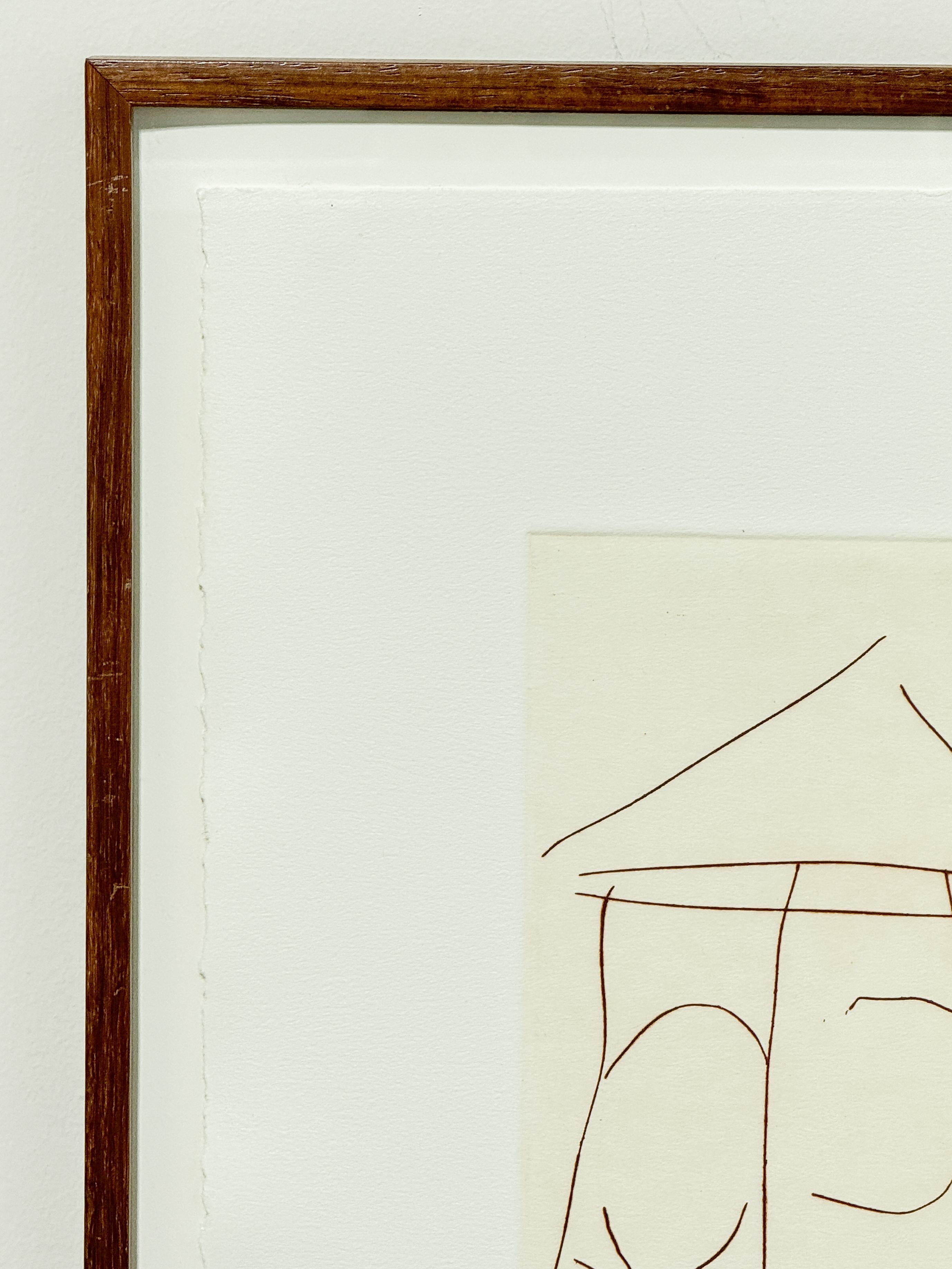 Robert Motherwell 'Mulligan's Tower' Radierung, 1983 (Radiert) im Angebot