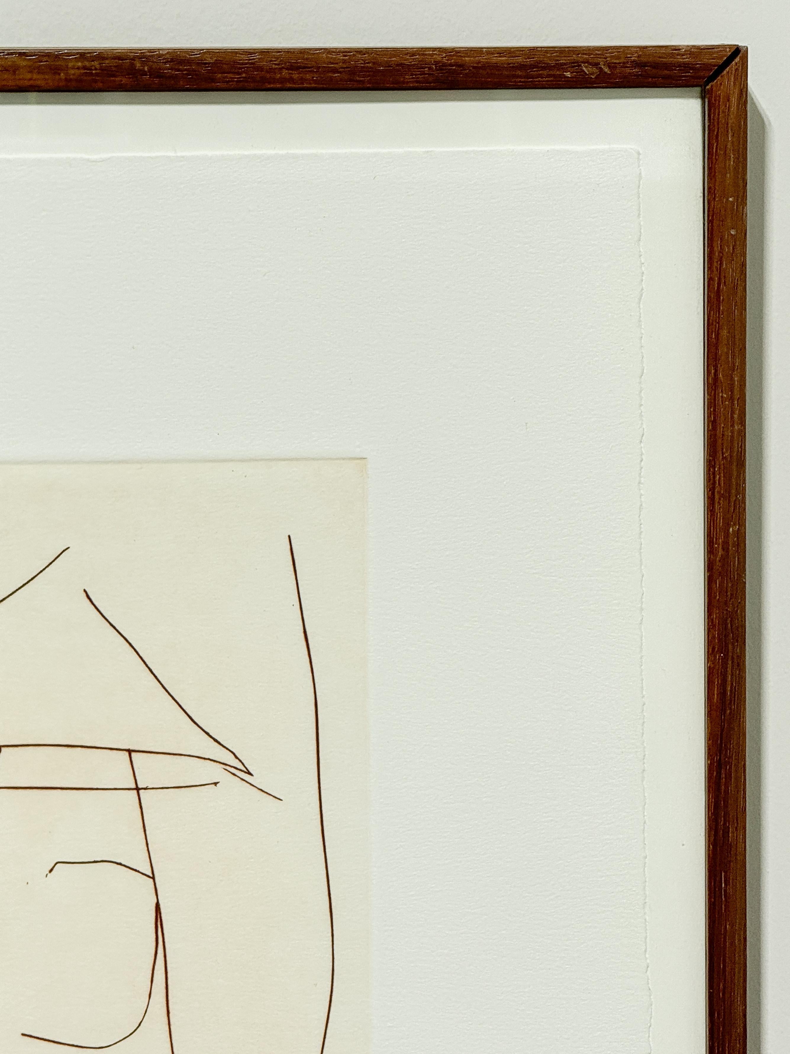 Robert Motherwell 'Mulligan's Tower' Radierung, 1983 im Zustand „Gut“ im Angebot in Dallas, TX