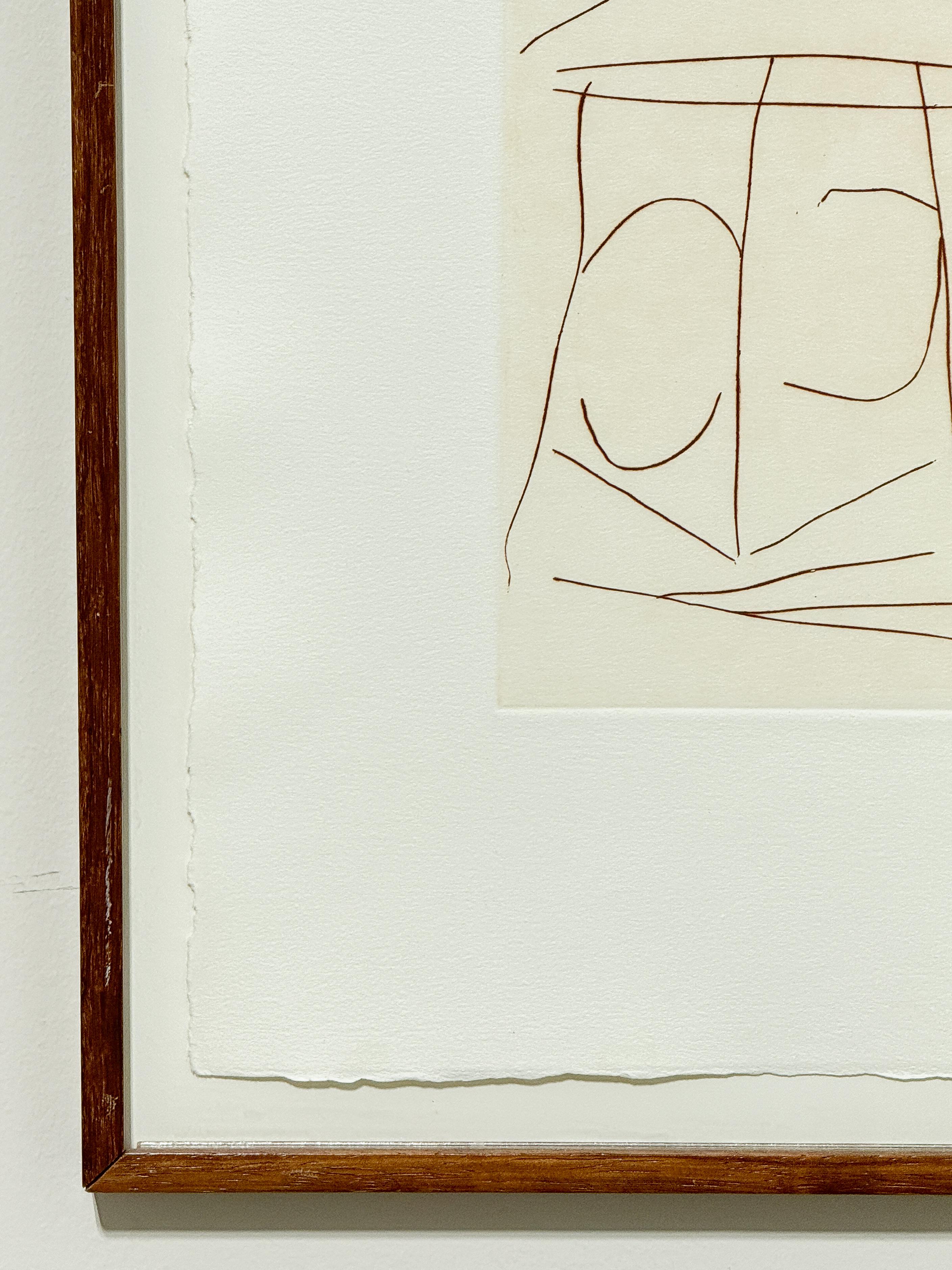Robert Motherwell 'Mulligan's Tower' Radierung, 1983 (Ende des 20. Jahrhunderts) im Angebot