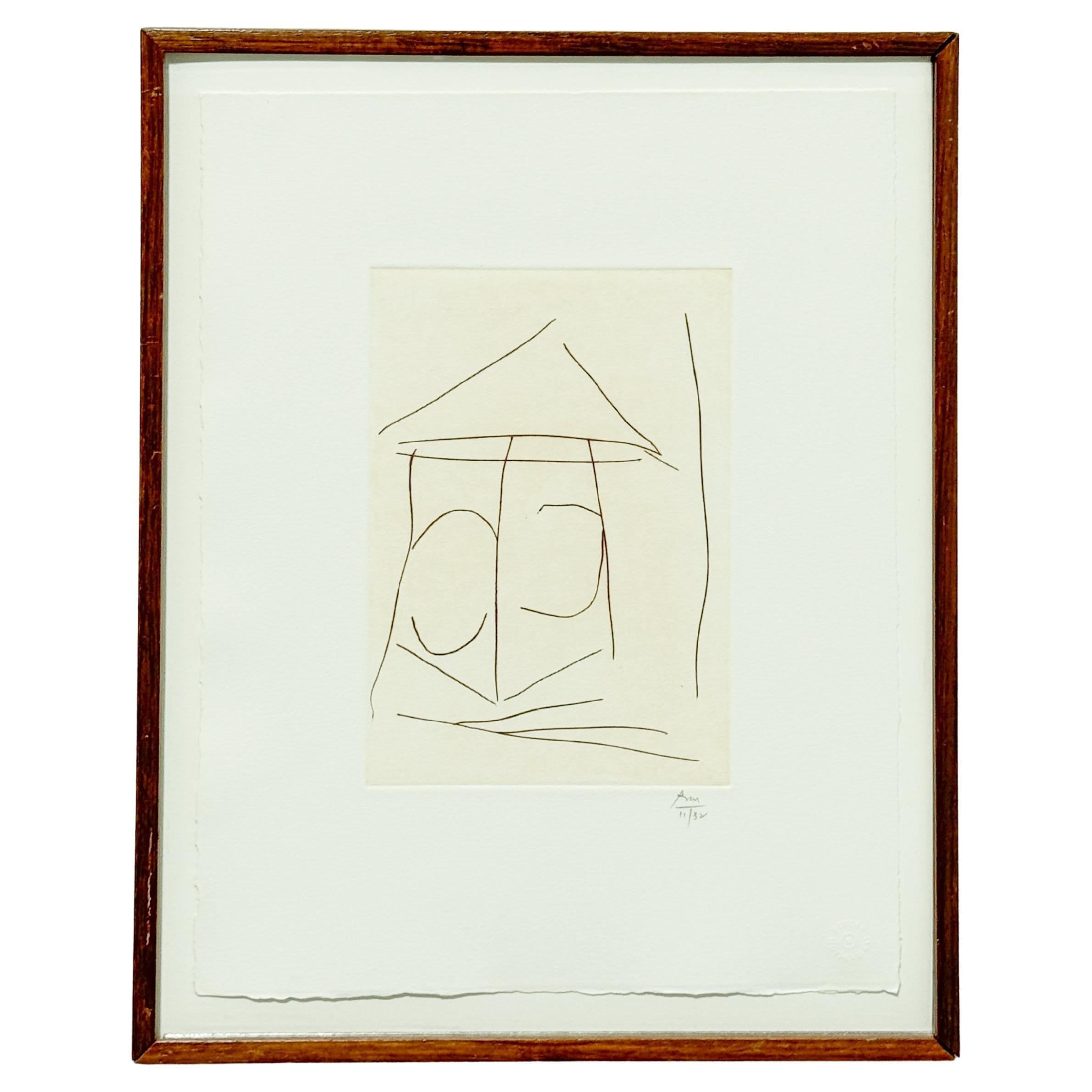 Robert Motherwell 
Mulligan
s Tower
 Radierung, 1983 im Angebot