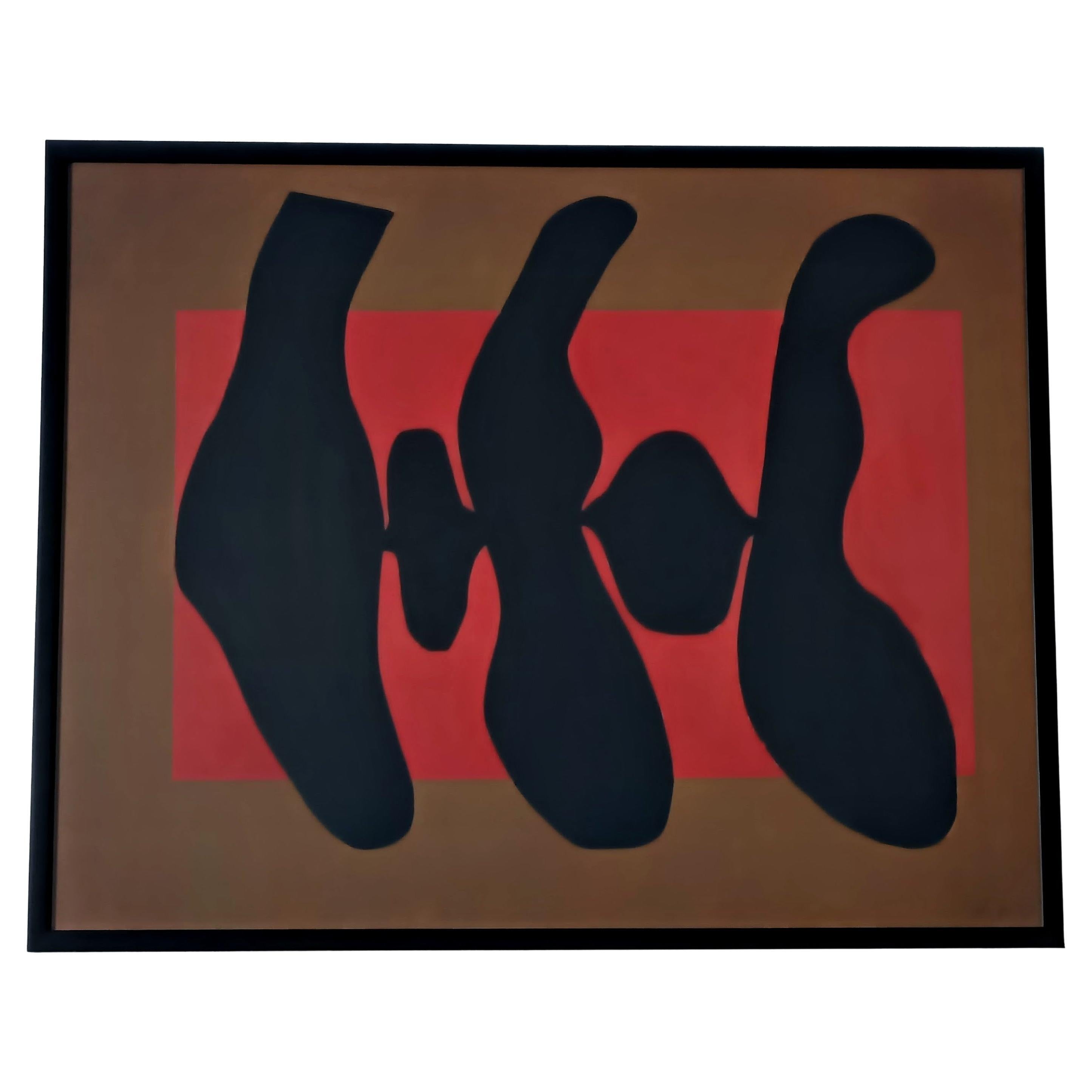 Robert Motherwell (huile sur toile, The Dance II, 1952), affiche/impression, MOMA NY en vente