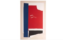 Robert Motherwell On the Wing 1984, Lithograph, Embossing
Collage ed. 32/70