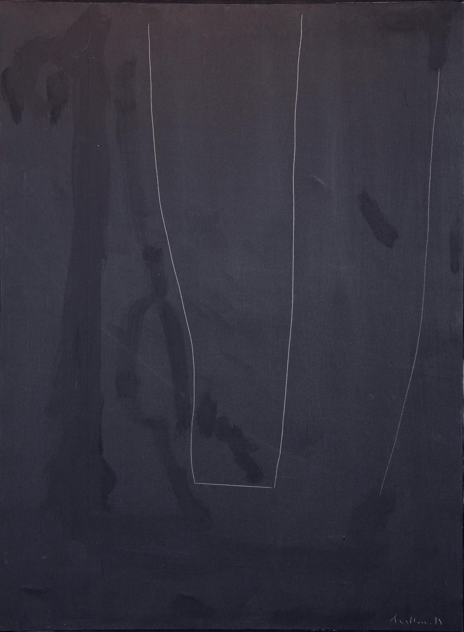 Abstract Painting Robert Motherwell - Alberti Suite n° 8 