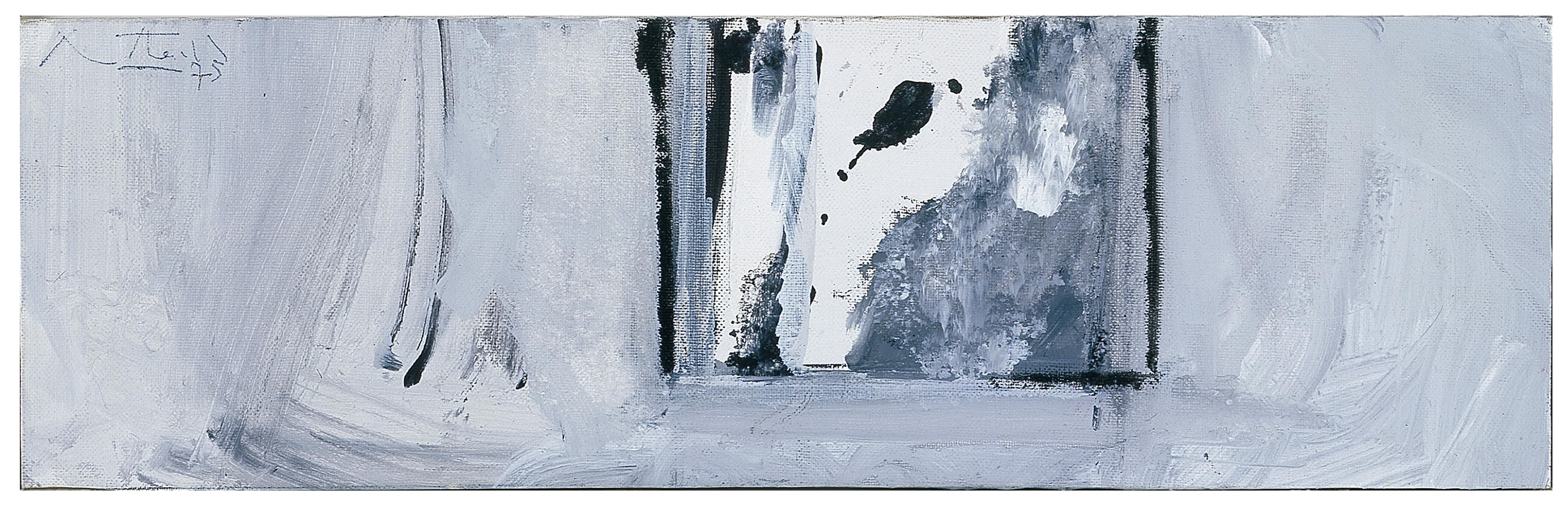 Abstract Painting Robert Motherwell - Étude Country Study du Dr. Zhivago