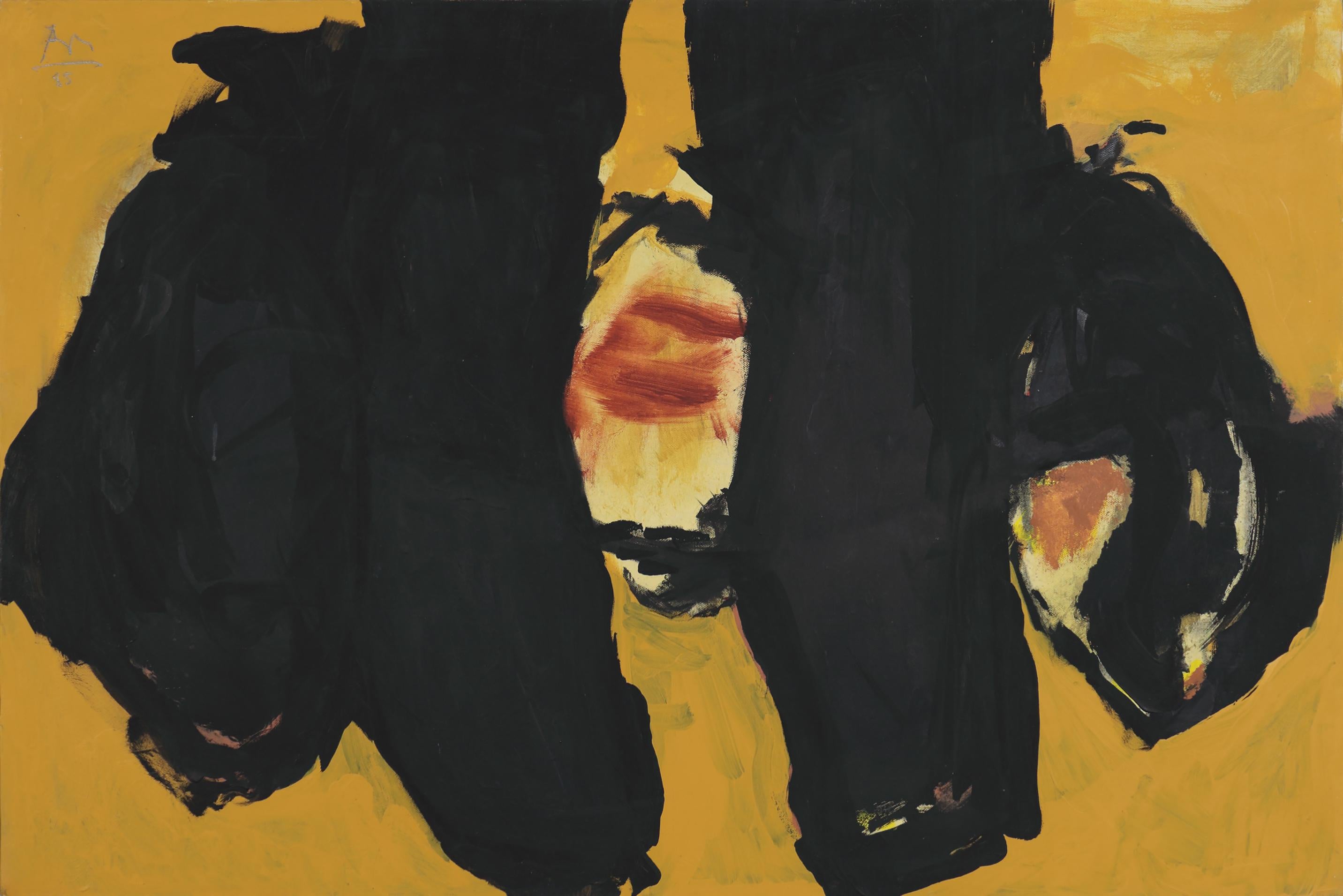 Abstract Painting Robert Motherwell - Hommage à la Catalogne