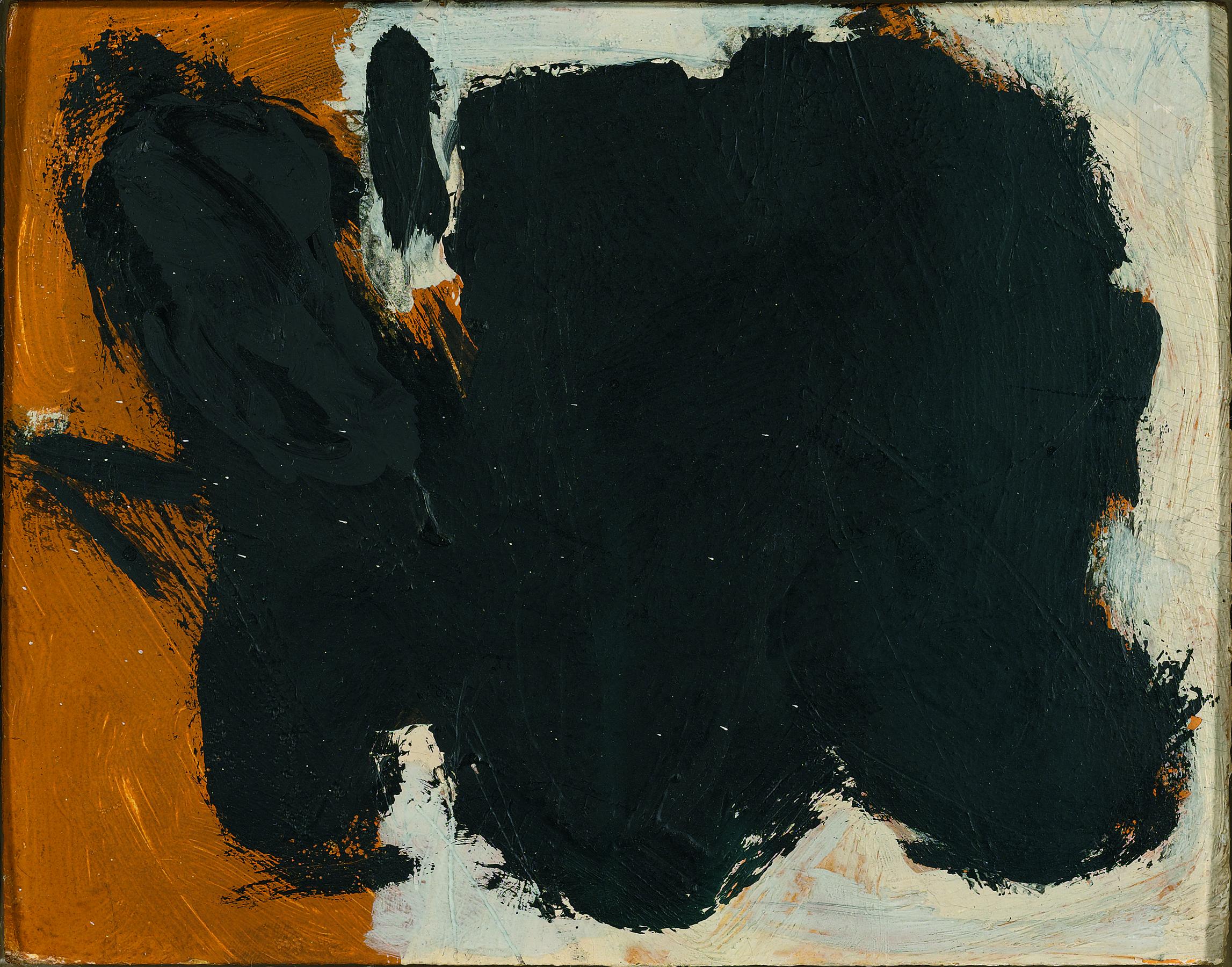 Abstract Painting di Robert Motherwell - Due figure n. 12