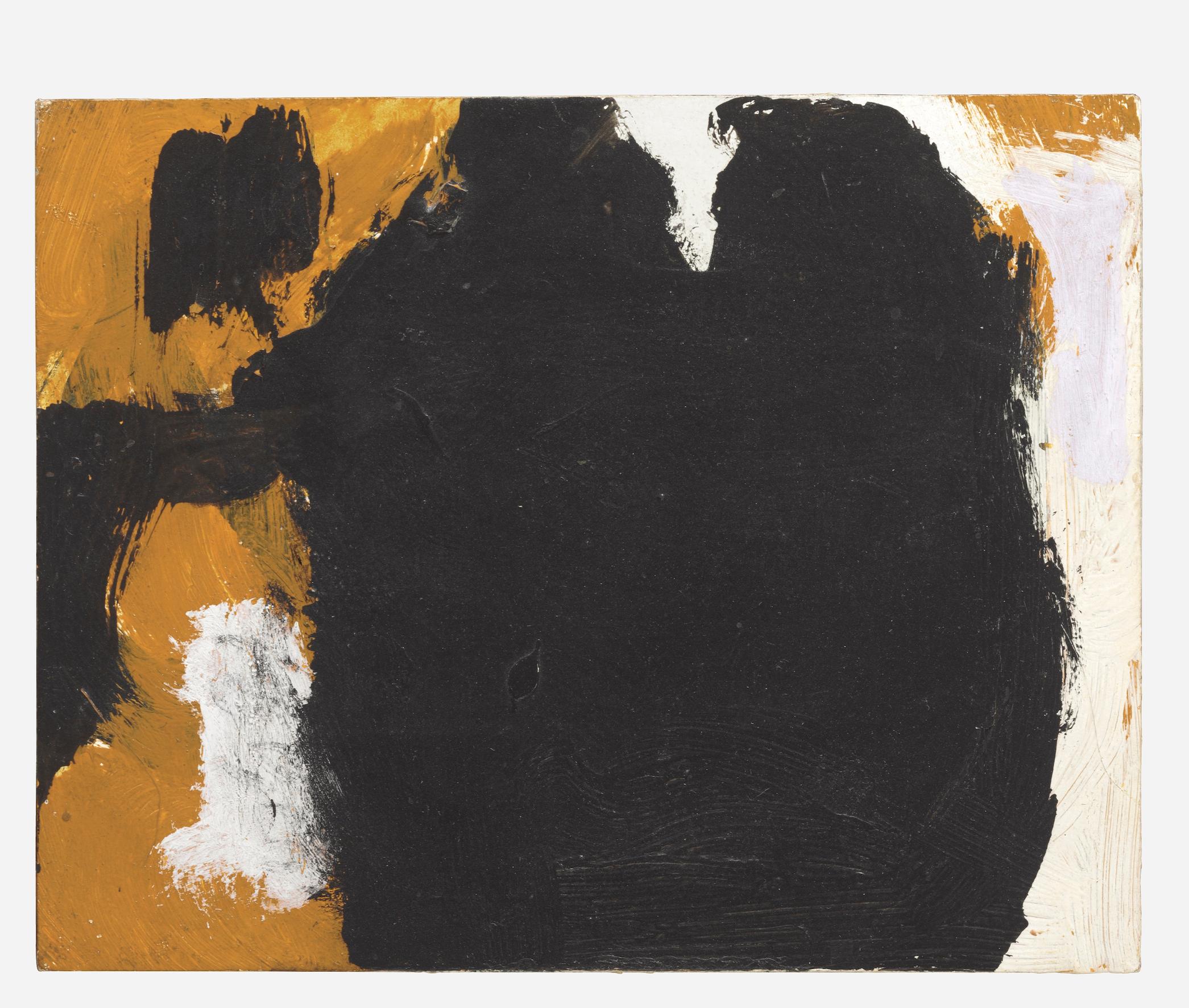 Robert Motherwell Abstract Painting - Two Figures No. 7