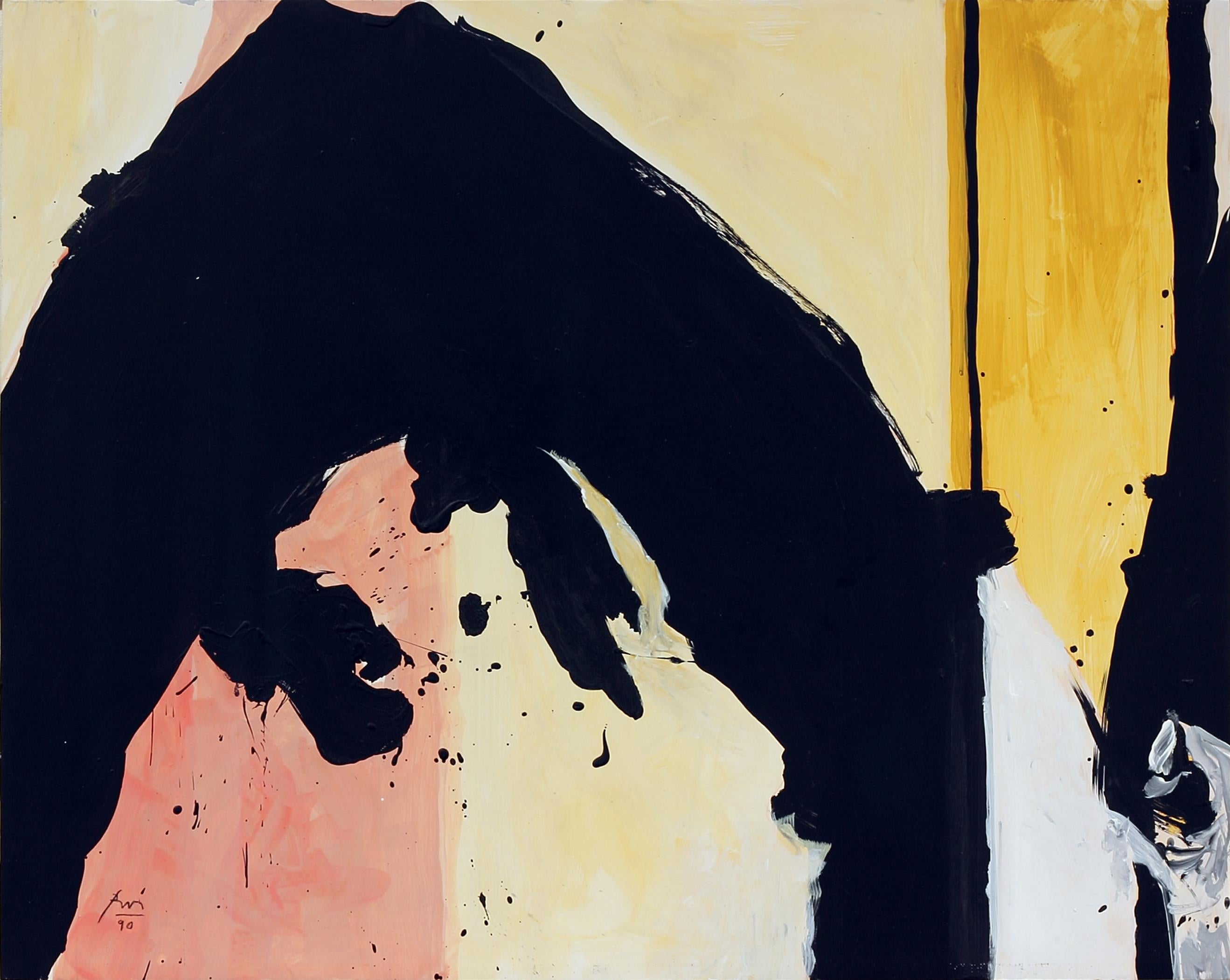 Robert Motherwell Abstract Painting - Untitled