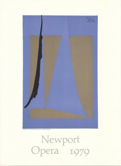 1979 After Robert Motherwell 'America Cup II (With Border)' Contemporary Offset